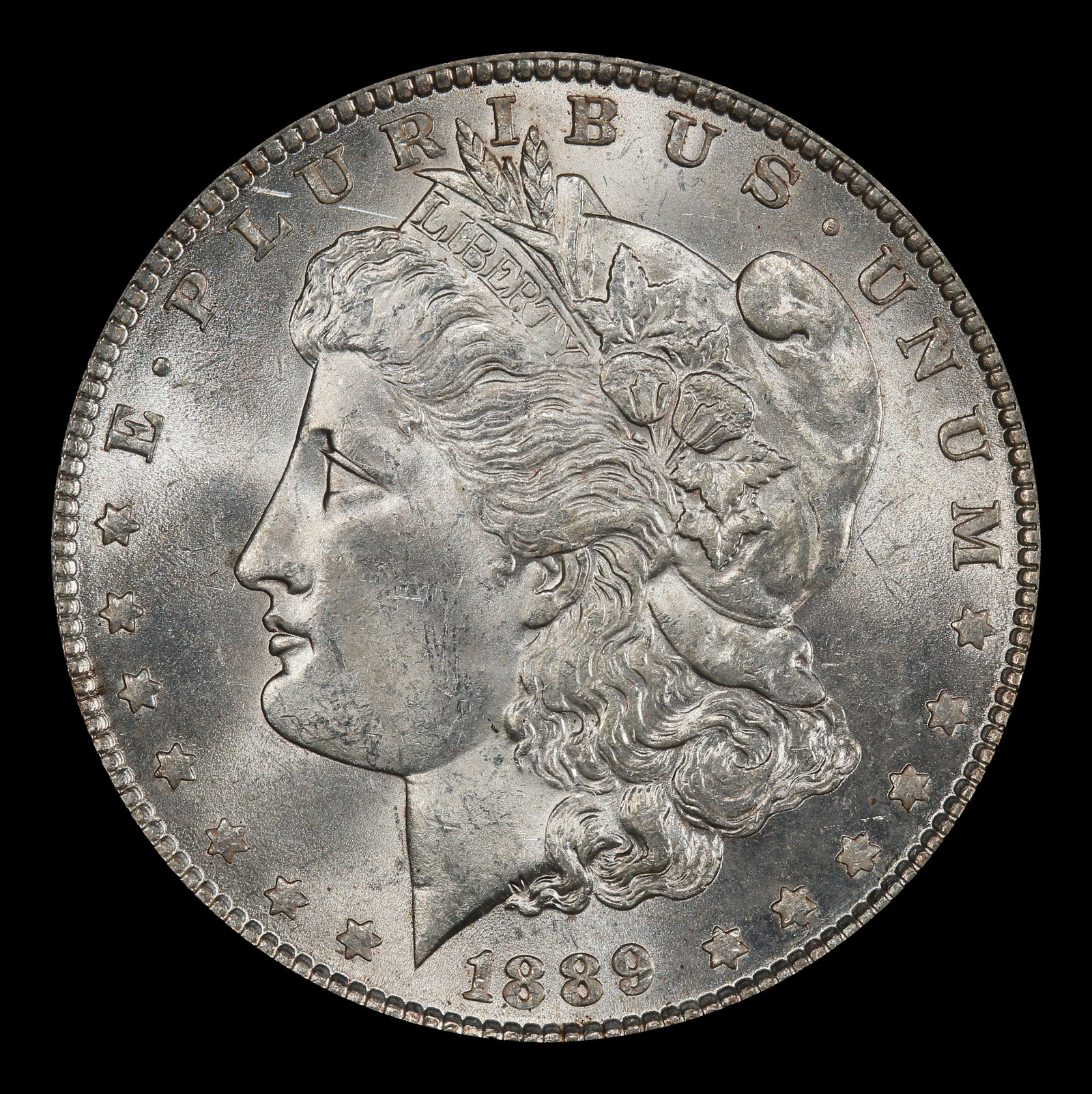 1889-p Morgan Dollar $1 Grades ms62 - 2