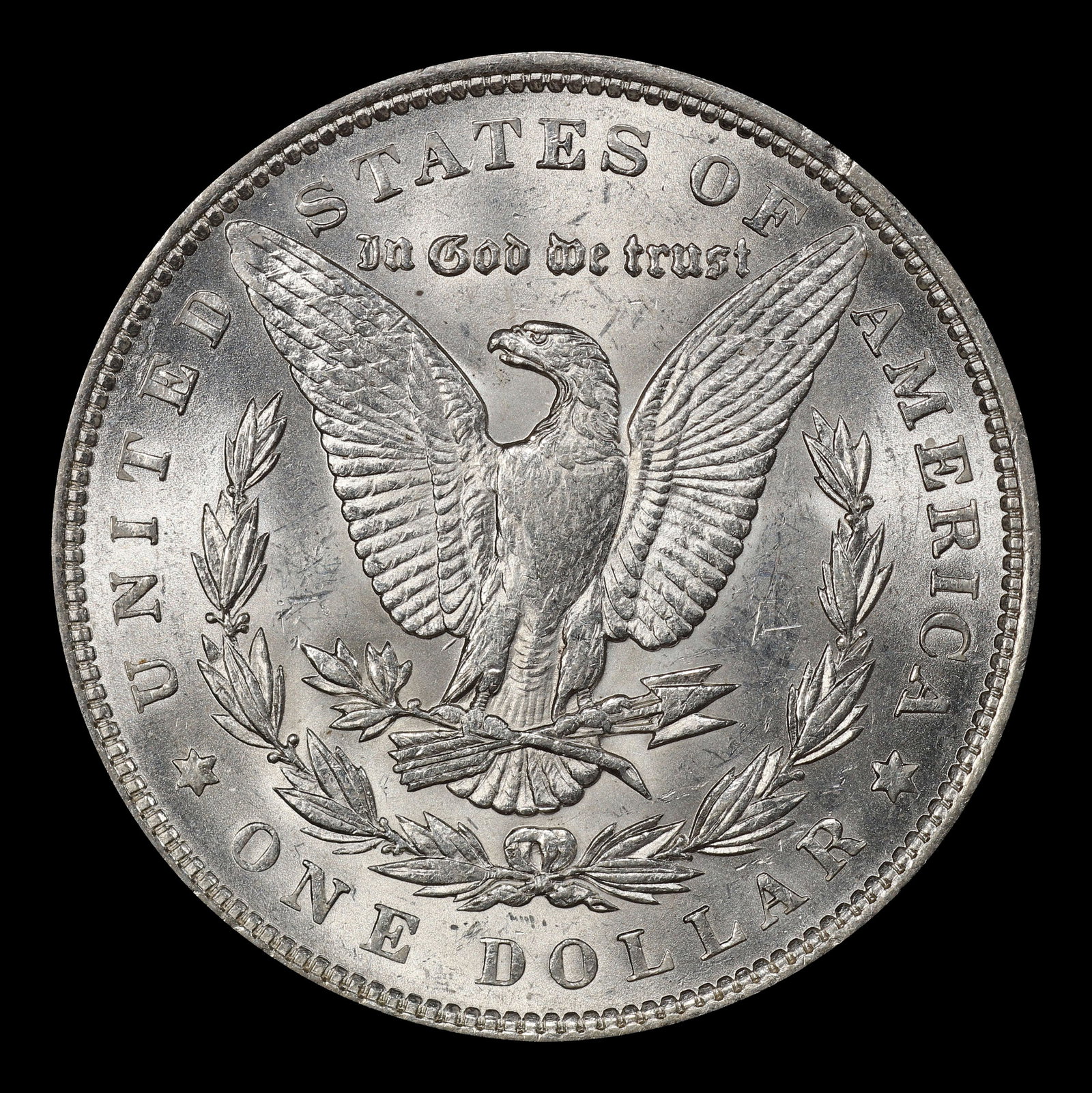 1890-p Morgan Dollar $1 Grades ms62 - 3