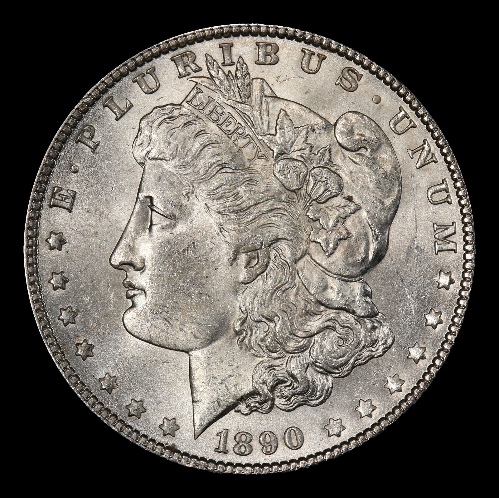 1890-p Morgan Dollar $1 Grades ms63 - 2