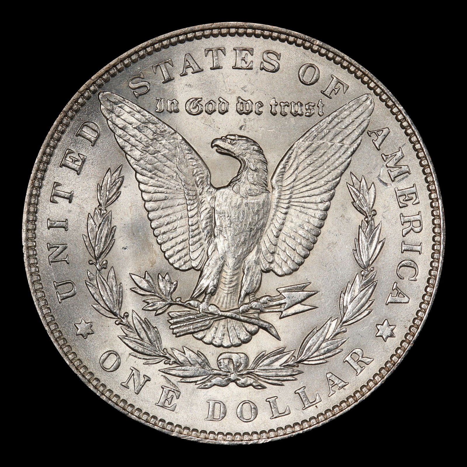 1890-p Morgan Dollar $1 Grades ms63 - 3