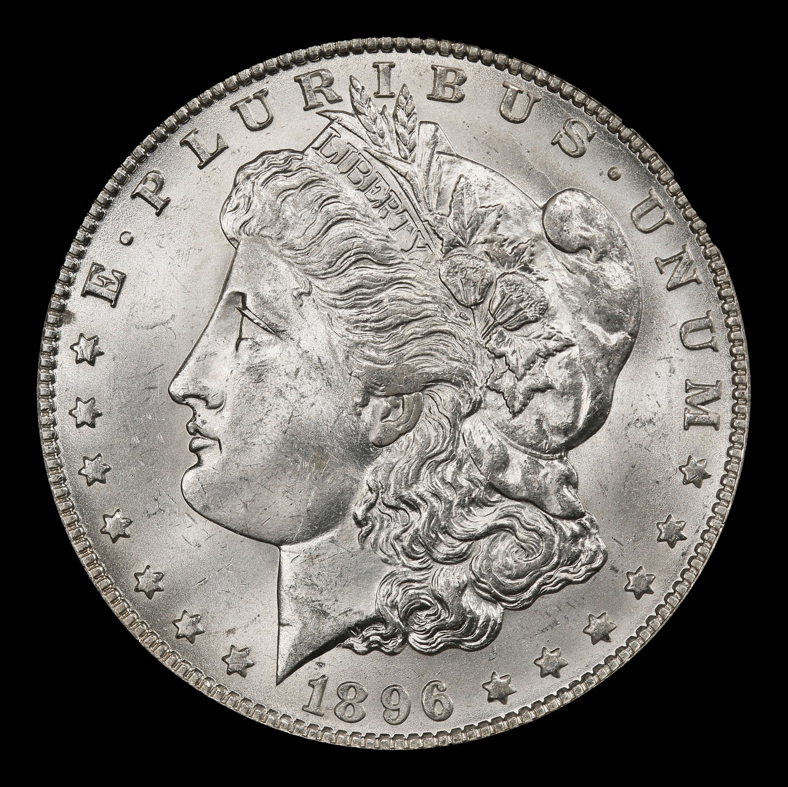 1896-o Morgan Dollar $1 ms63+ USCG - 2