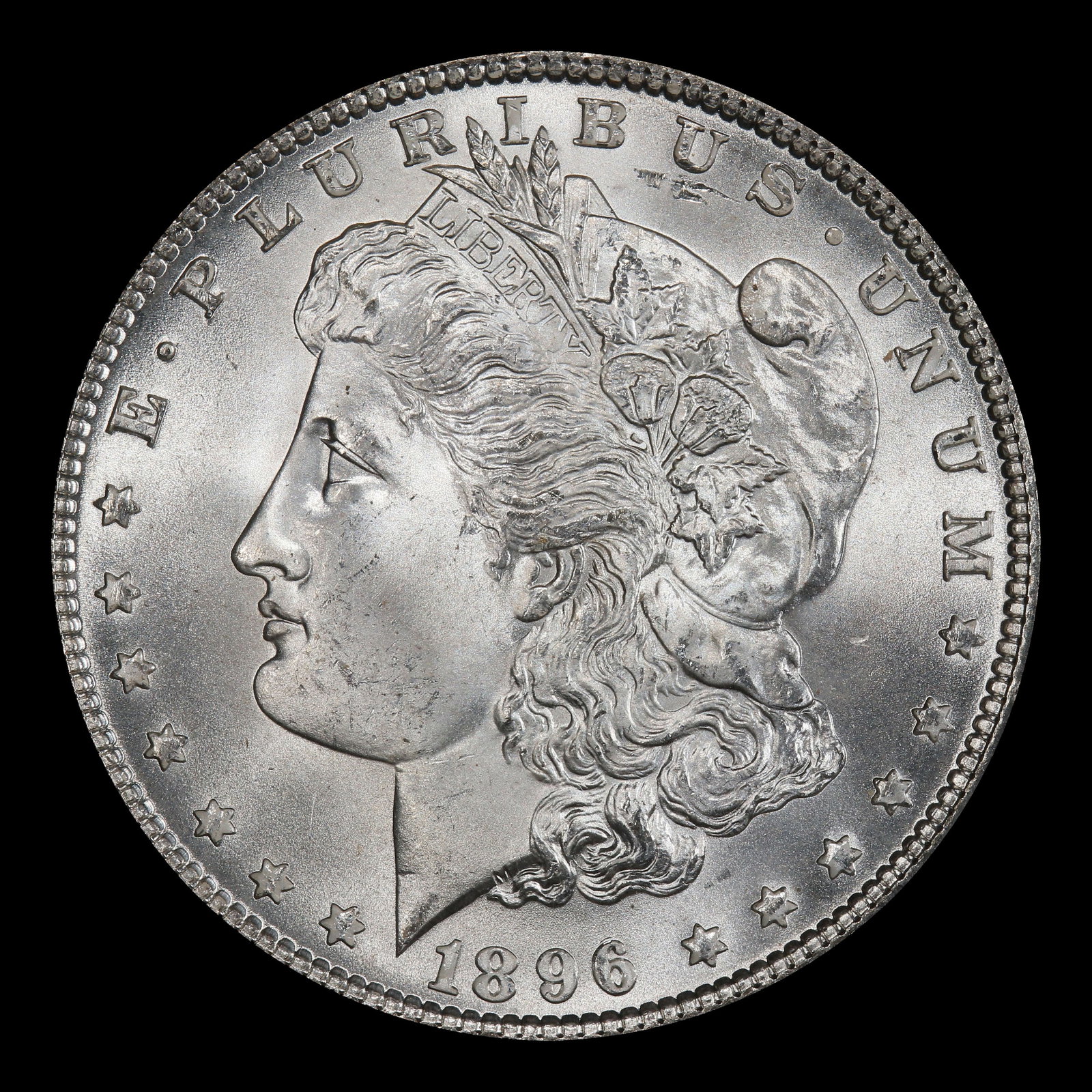 1896-p Morgan Dollar $1 ms66+ SEGS - 2