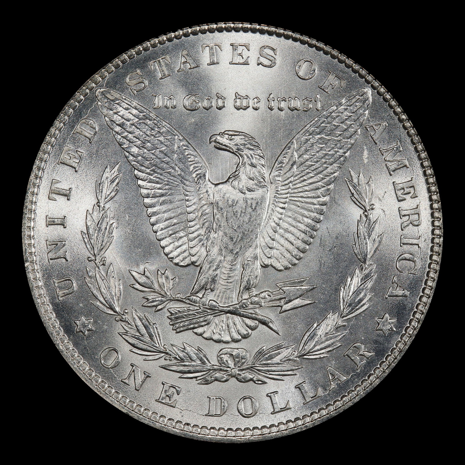 1897-p Morgan Dollar $1 Grades ms65 - 3