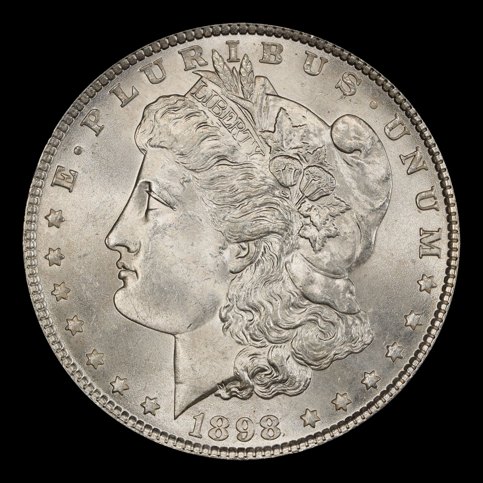 1898-p Morgan Dollar $1 Grades ms65 - 2