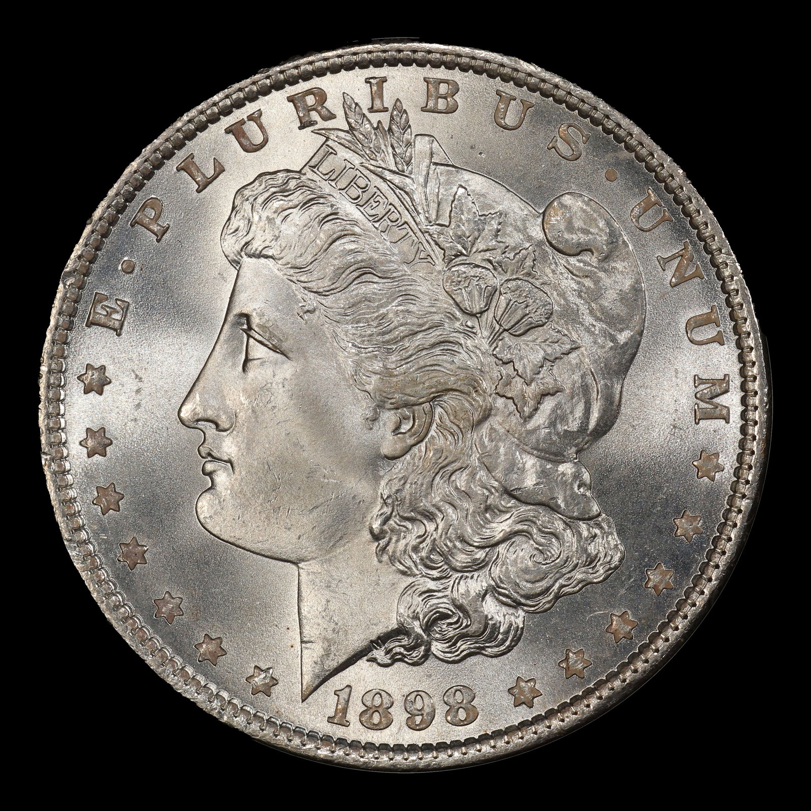 1898-p Morgan Dollar $1 Grades ms66 - 2