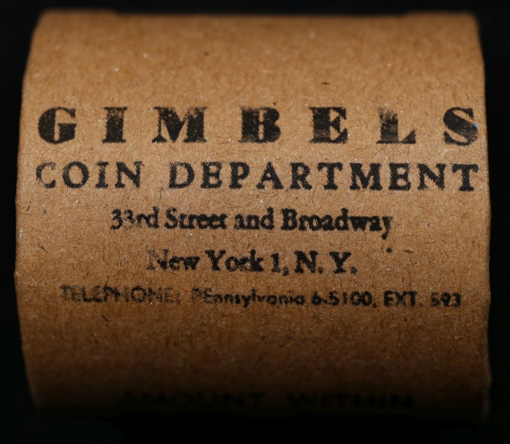 Rare GIMBLES Unc Morgan Dollar $1 Roll 10 Coin B+ - 2