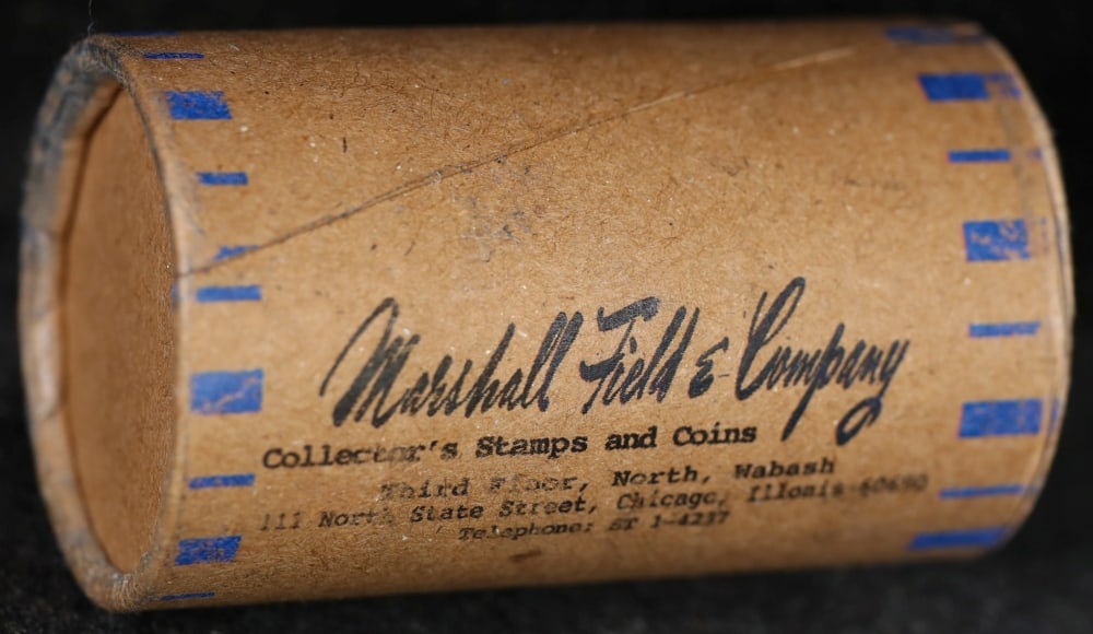 MARSHALL FIELDS RARE Circ BLUE Lvl 20 Coin Peace Roll - 4