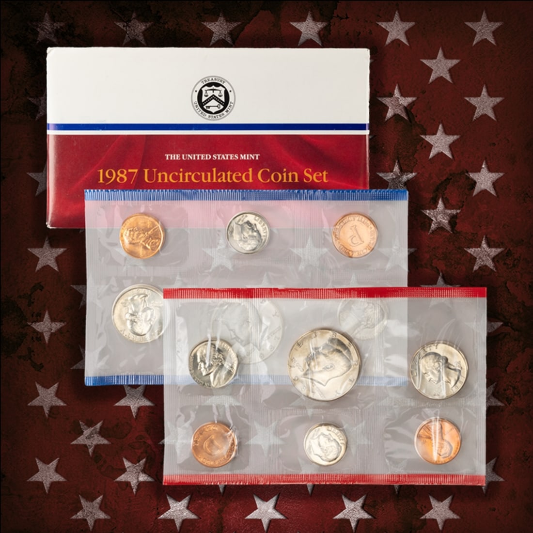 1980-1999 2 Decades Mint Set Run - 224 Coins, 18 Complete Sets - 7