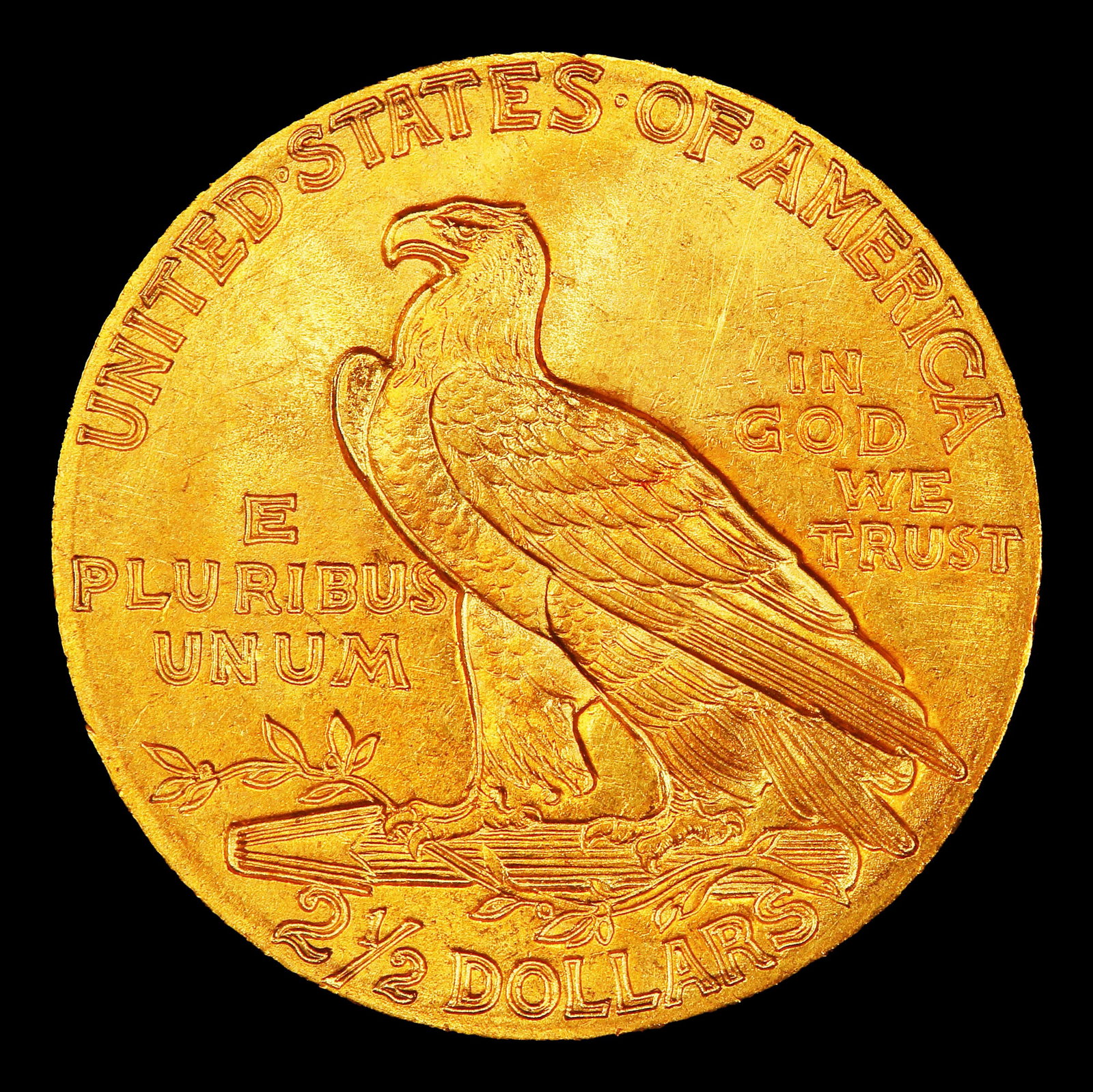 1913-p Gold Indian Quarter Eagle $2 1/2 ms65 SEGS - 3