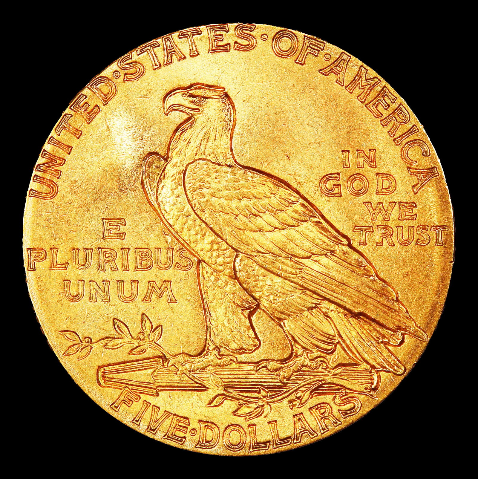 1912-p Gold Indian Half Eagle Near Top Pop! $5 ms65 SEGS - 3