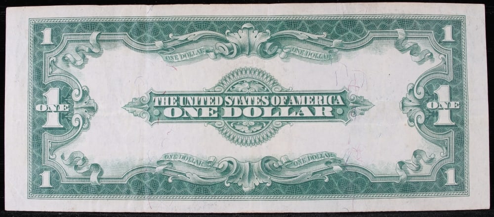 1923 $1 large size Silver Certificate Grades Choice AU Signatures Speelman/White - 3