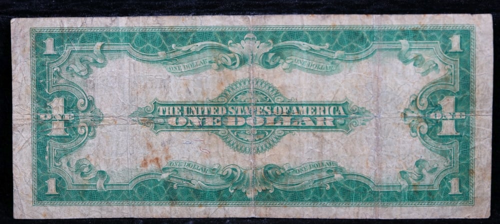 1923 $1 large size Silver Certificate Grades vf+ Signatures Speelman/White - 3