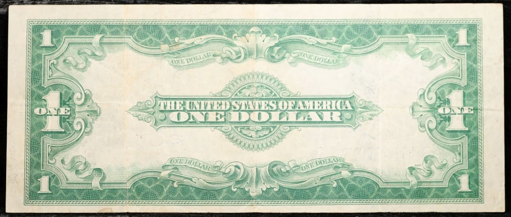 1923 $1 large size Silver Certificate Grades Select AU Signatures Woods/White - 3