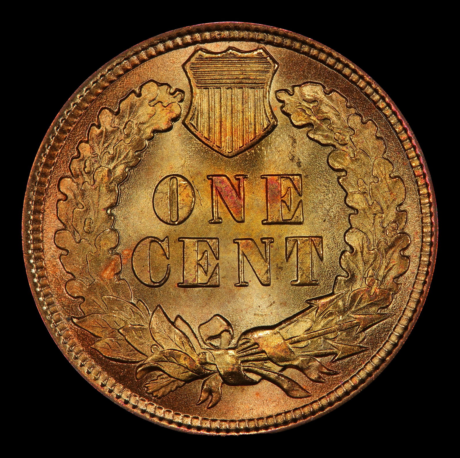 1899 Indian Cent Near Top Pop! 1c ms67 rd SEGS - 3