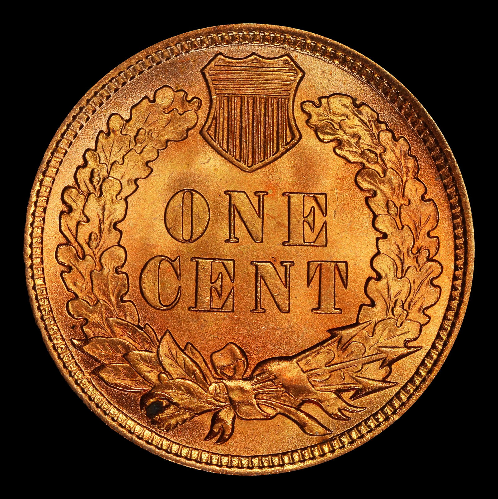 1900 Indian Cent Near Top Pop! 1c ms66+ rd SEGS - 3