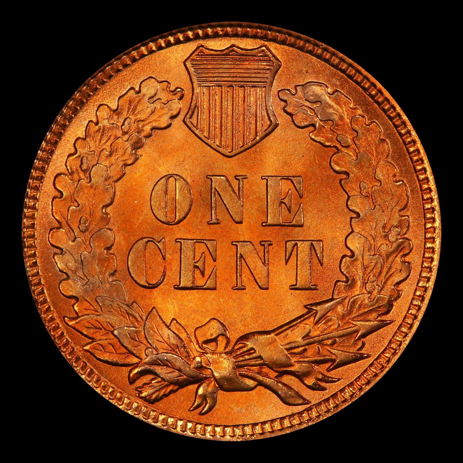 1900 Indian Cent Near Top Pop! 1c ms66+ rd SEGS - 3