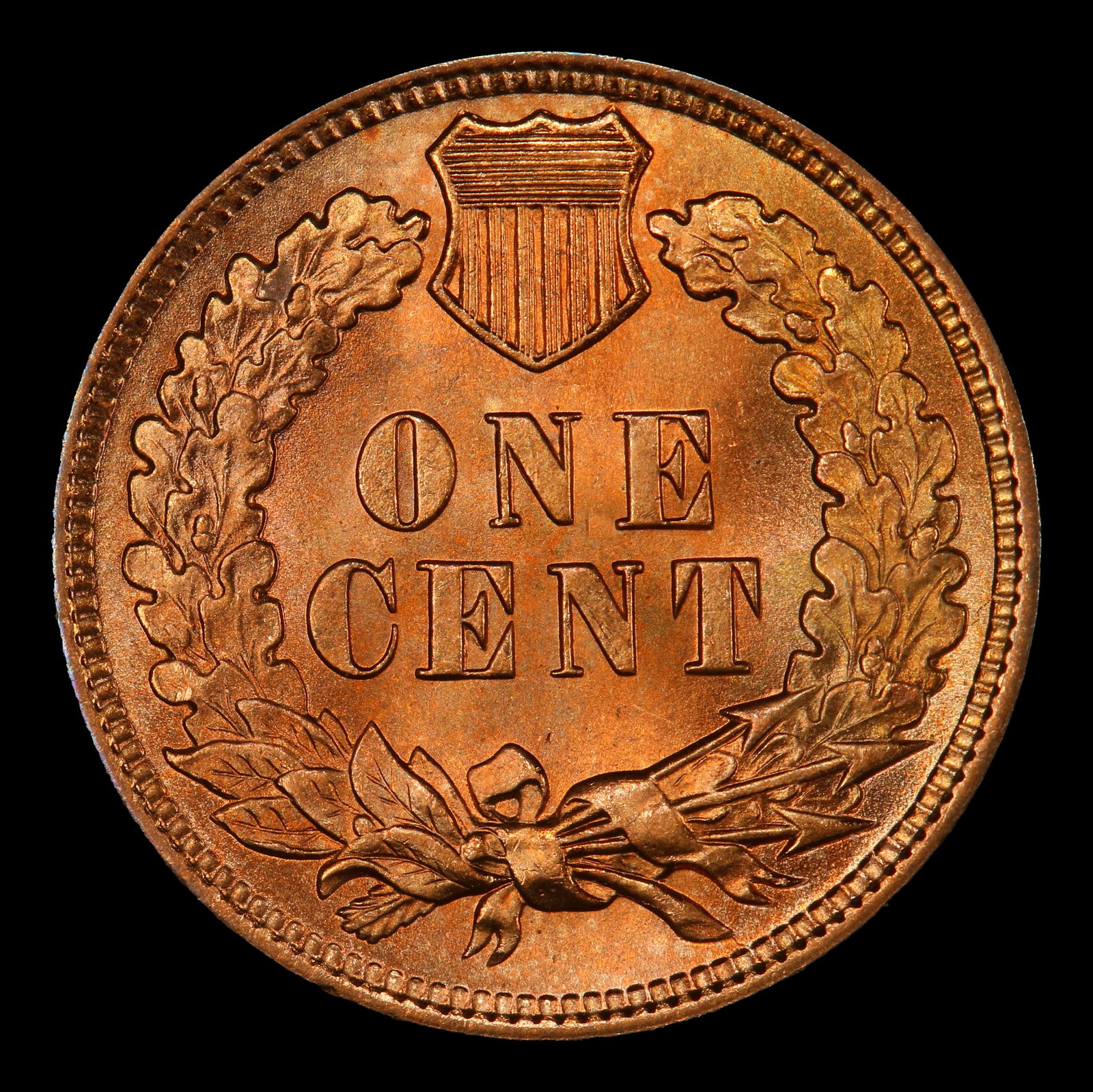 1901 Indian Cent Near Top Pop! 1c ms66+ rd SEGS - 3