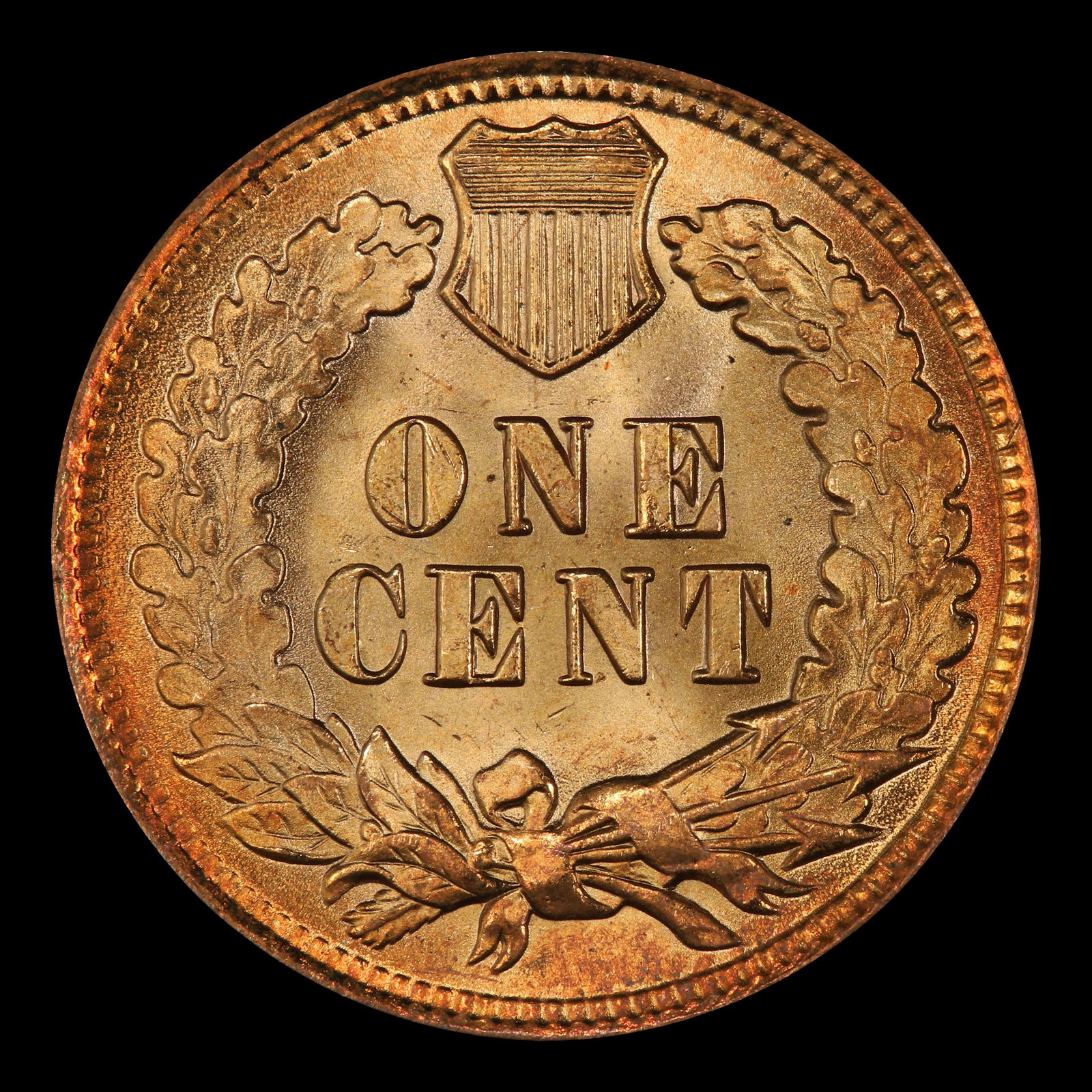 1902 Indian Cent 1c ms66+ rd SEGS - 3