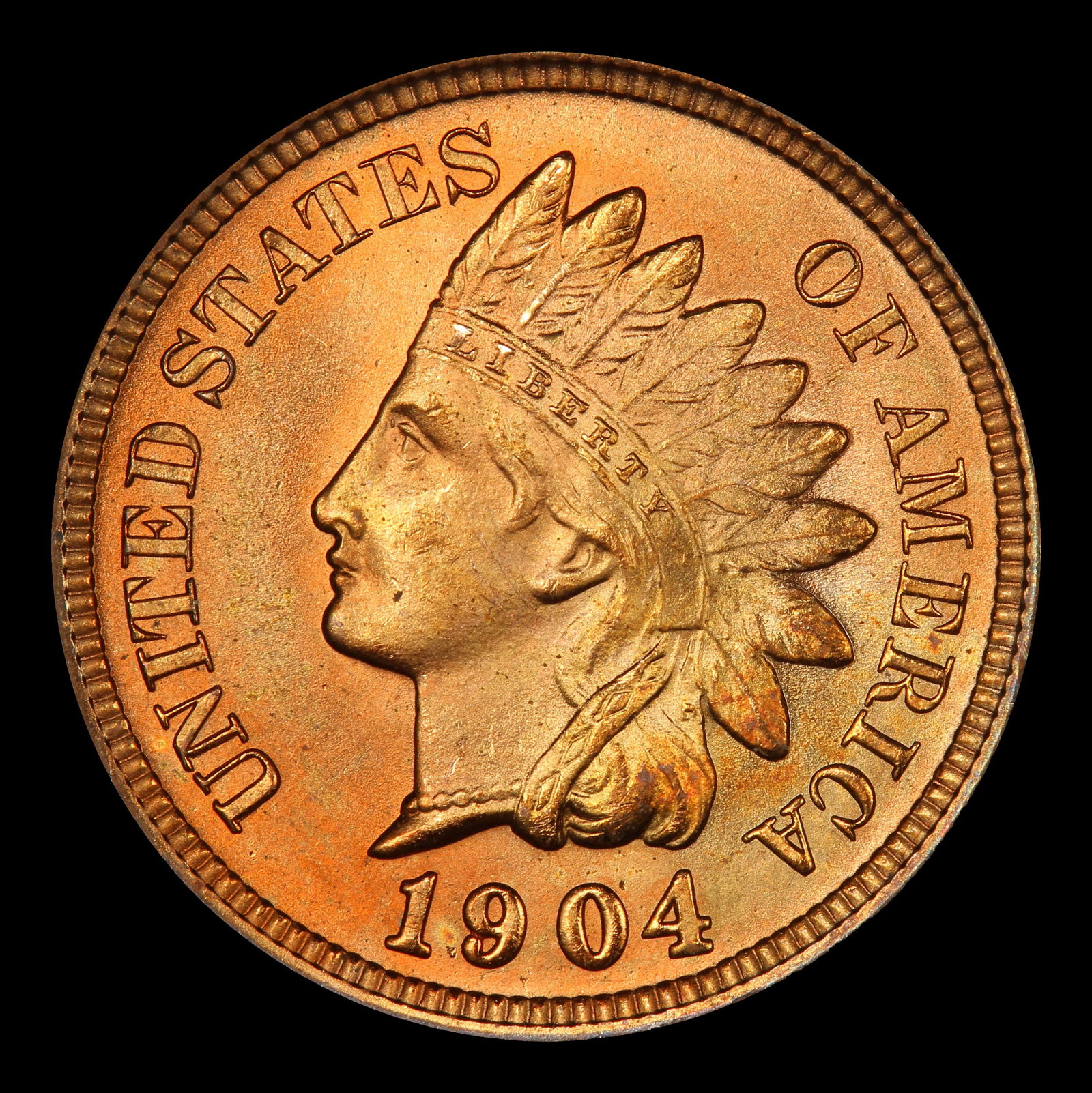 1904 Indian Cent Near Top Pop! 1c ms67 rd SEGS - 2