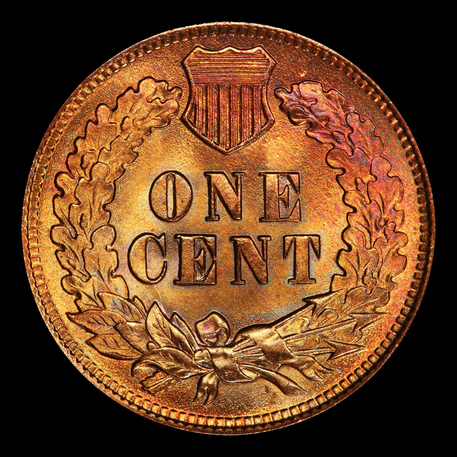 1905 Indian Cent 1c Grades ms66 rb - 3