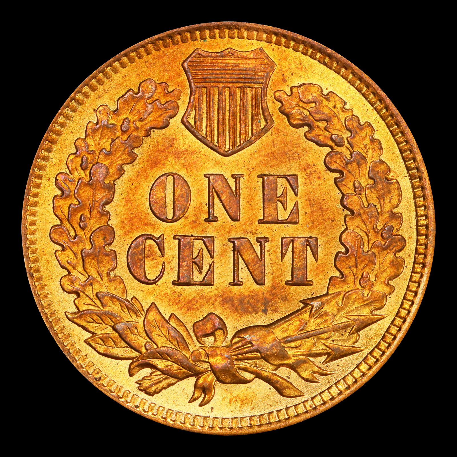 1906 Indian Cent 1c Grades ms64 rd - 3