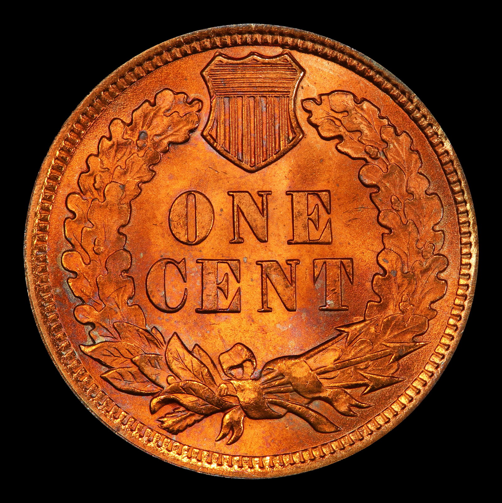 1907 Indian Cent Near Top Pop! 1c ms66+ rd SEGS - 3