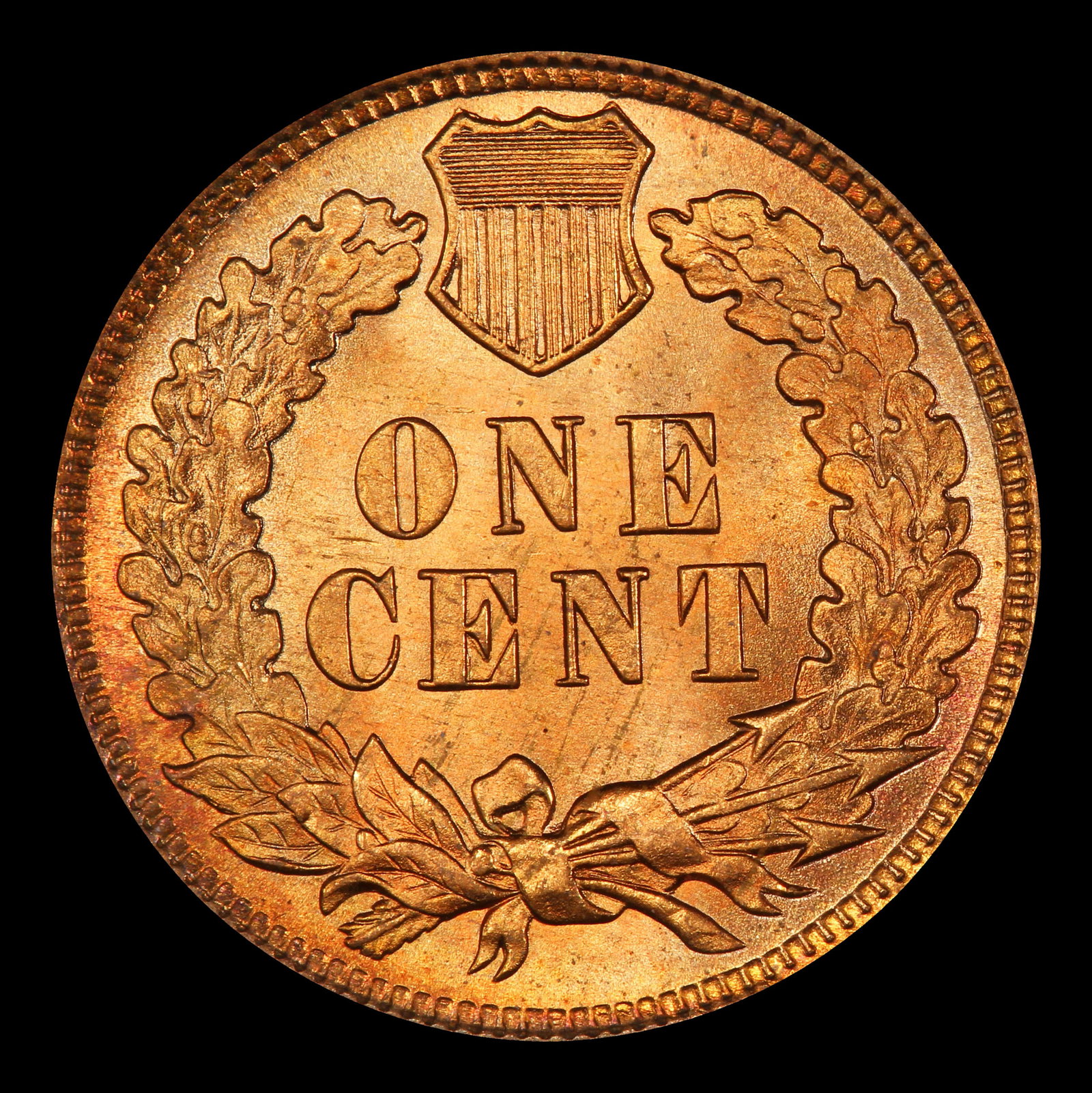 1907 Indian Cent 1c ms66 rd SEGS - 3