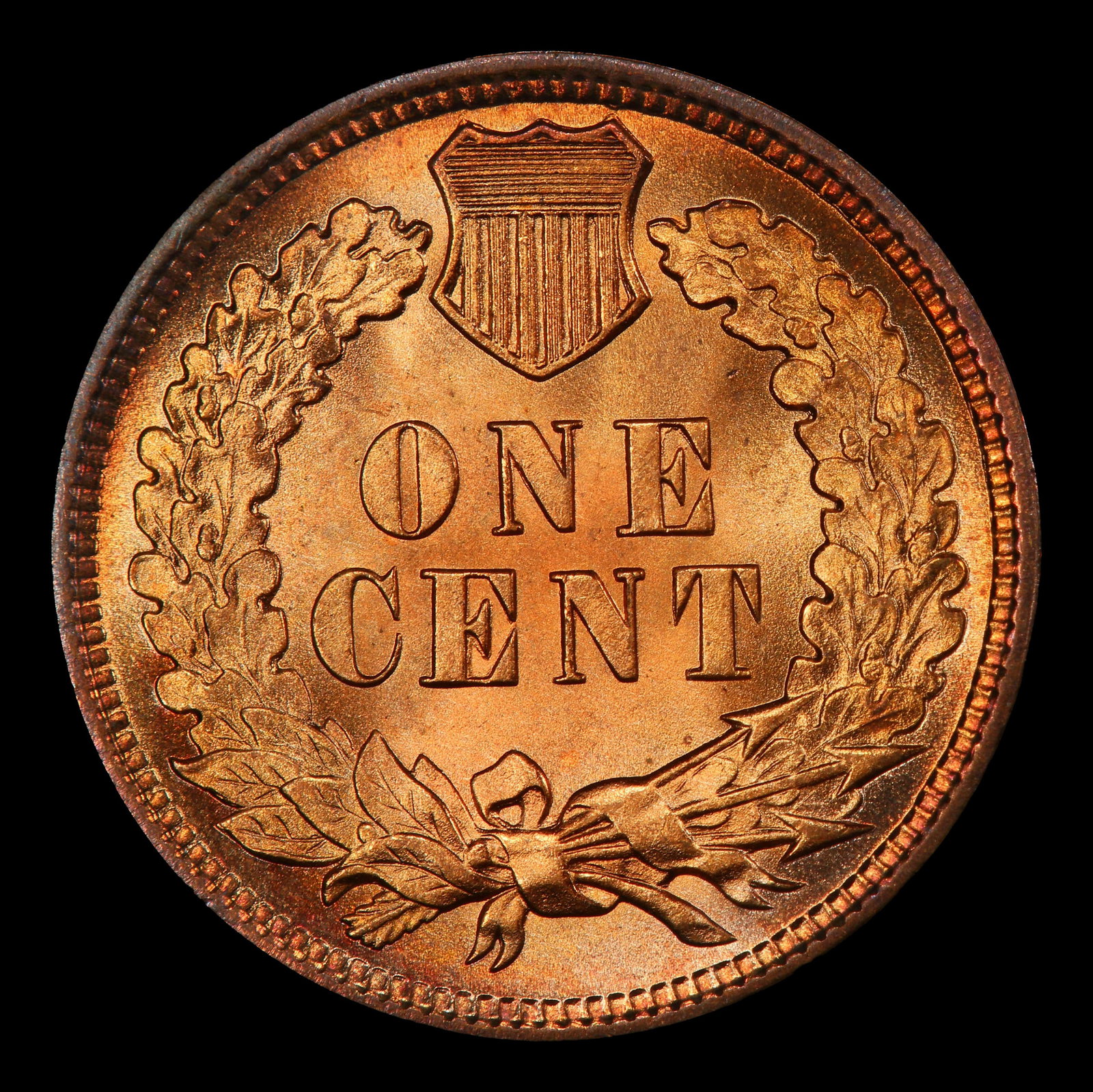1907 Indian Cent Near Top Pop! 1c ms67 rd SEGS - 3