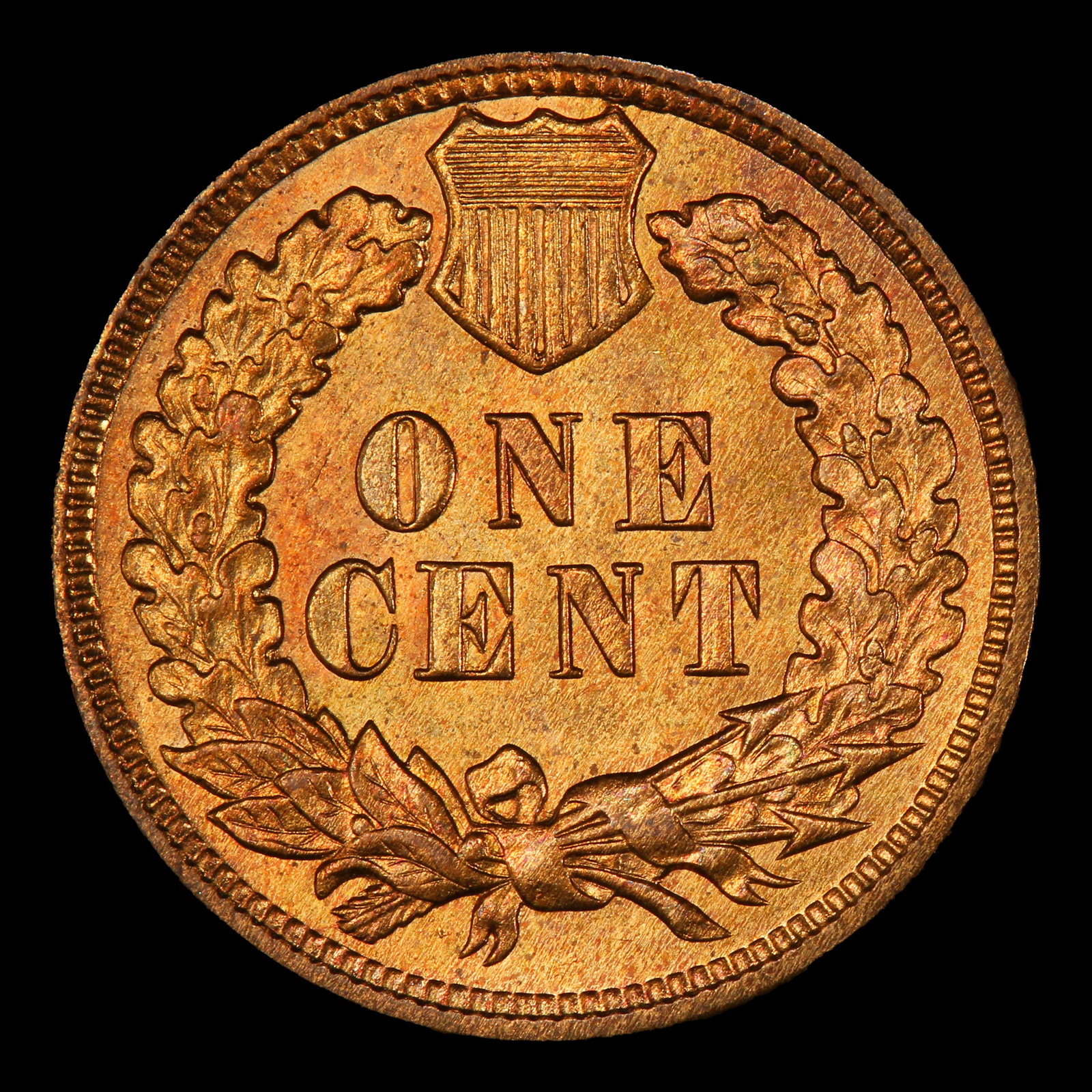 1909 Indian Cent 1c ms66 rd SEGS - 3