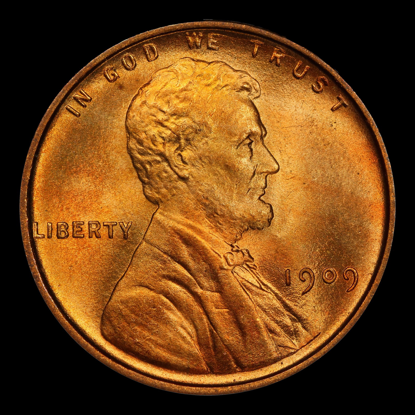 1909-p Lincoln Cent Near Top Pop! 1c ms67 rd SEGS - 2