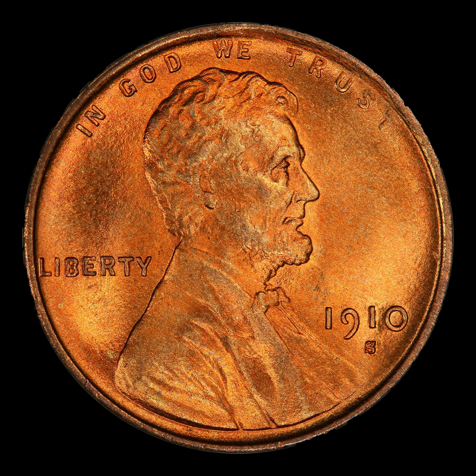 1910-s Lincoln Cent Near Top Pop! 1c ms67 rd SEGS - 2