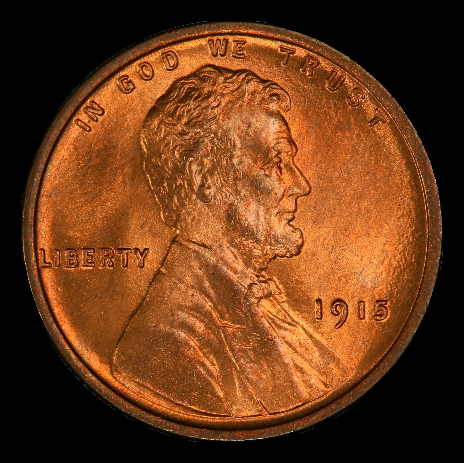 1915-p Lincoln Cent Near Top Pop! 1c ms67 rd SEGS - 2