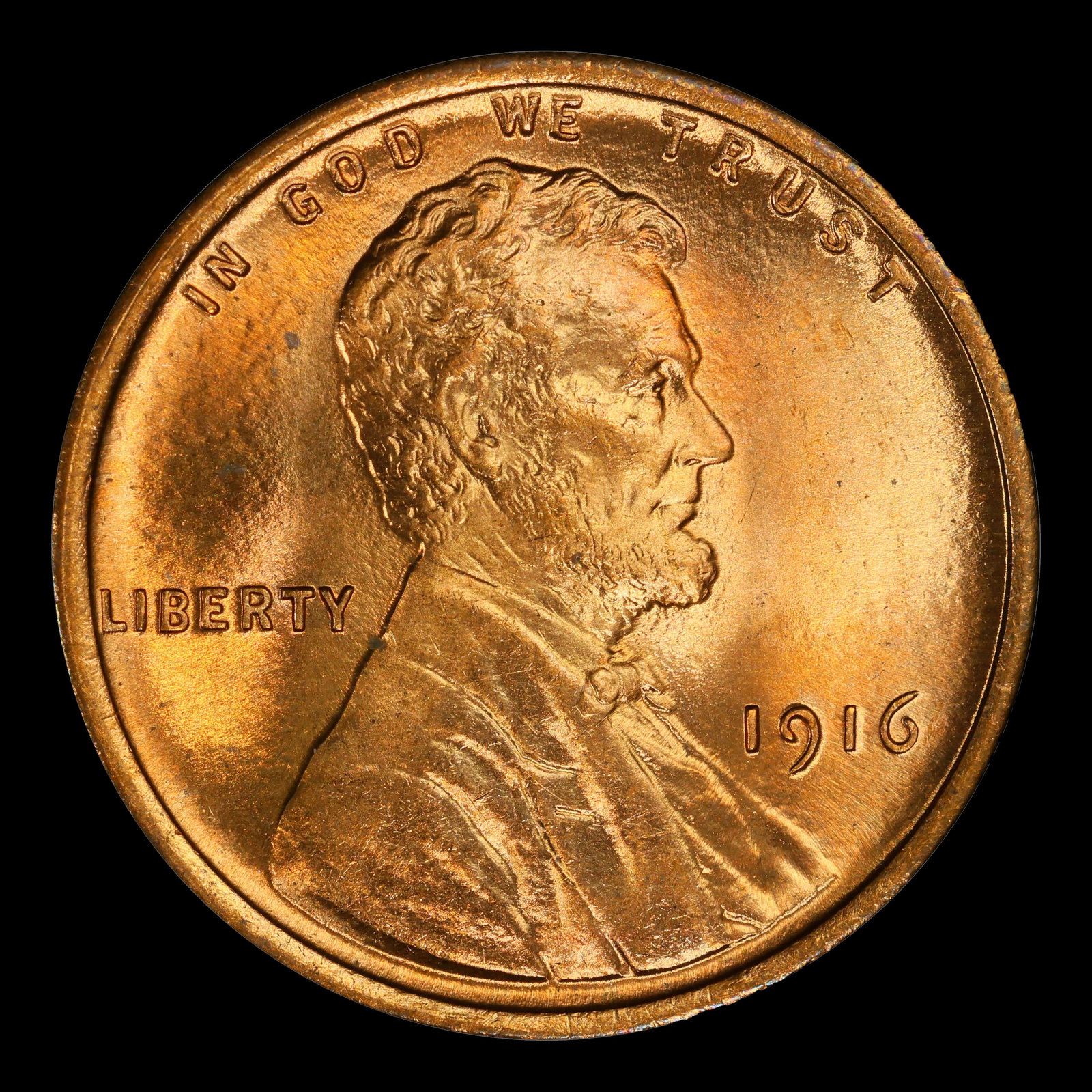 1916-p Lincoln Cent 1c ms66+ rd SEGS - 2