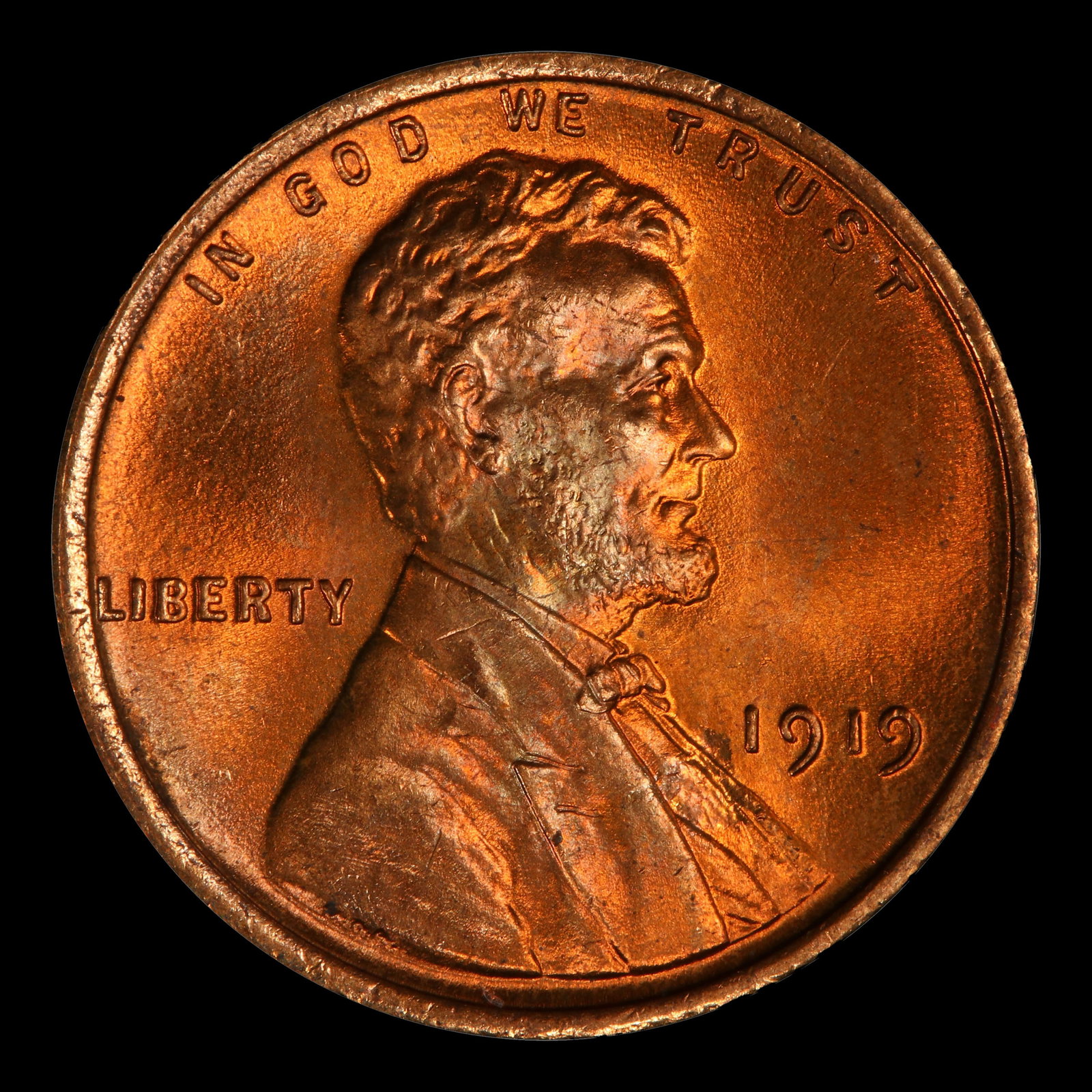1919-p Lincoln Cent 1c ms67+ rd SEGS - 2