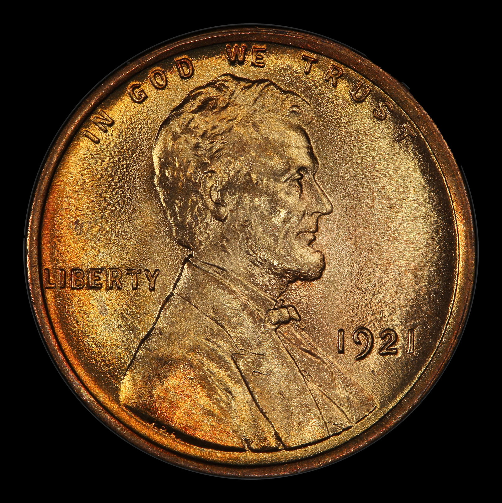 1921-p Lincoln Cent 1c ms67 rd SEGS - 2