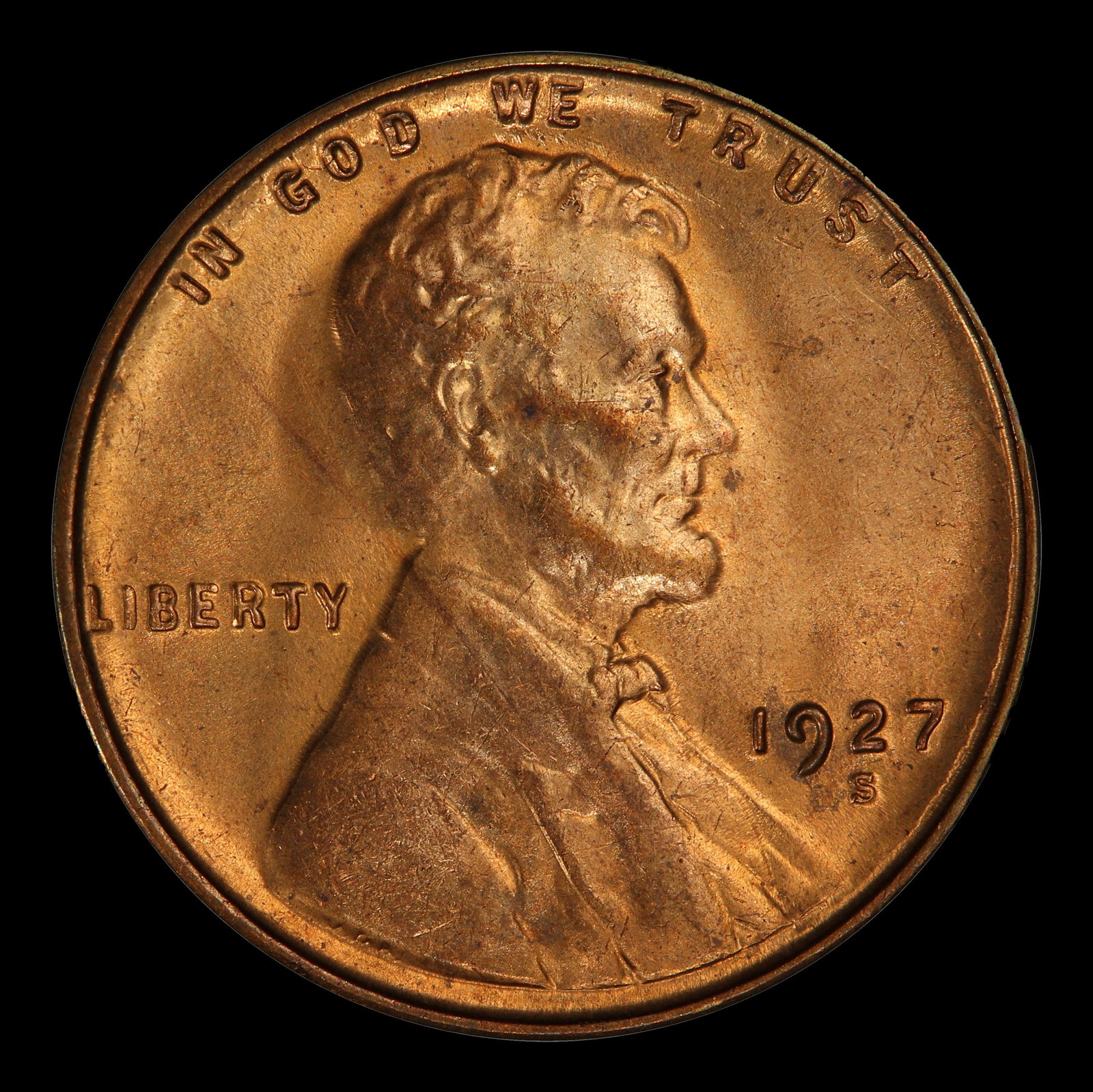 1927-s Lincoln Cent Near Top Pop! 1c ms64+ rd SEGS - 2