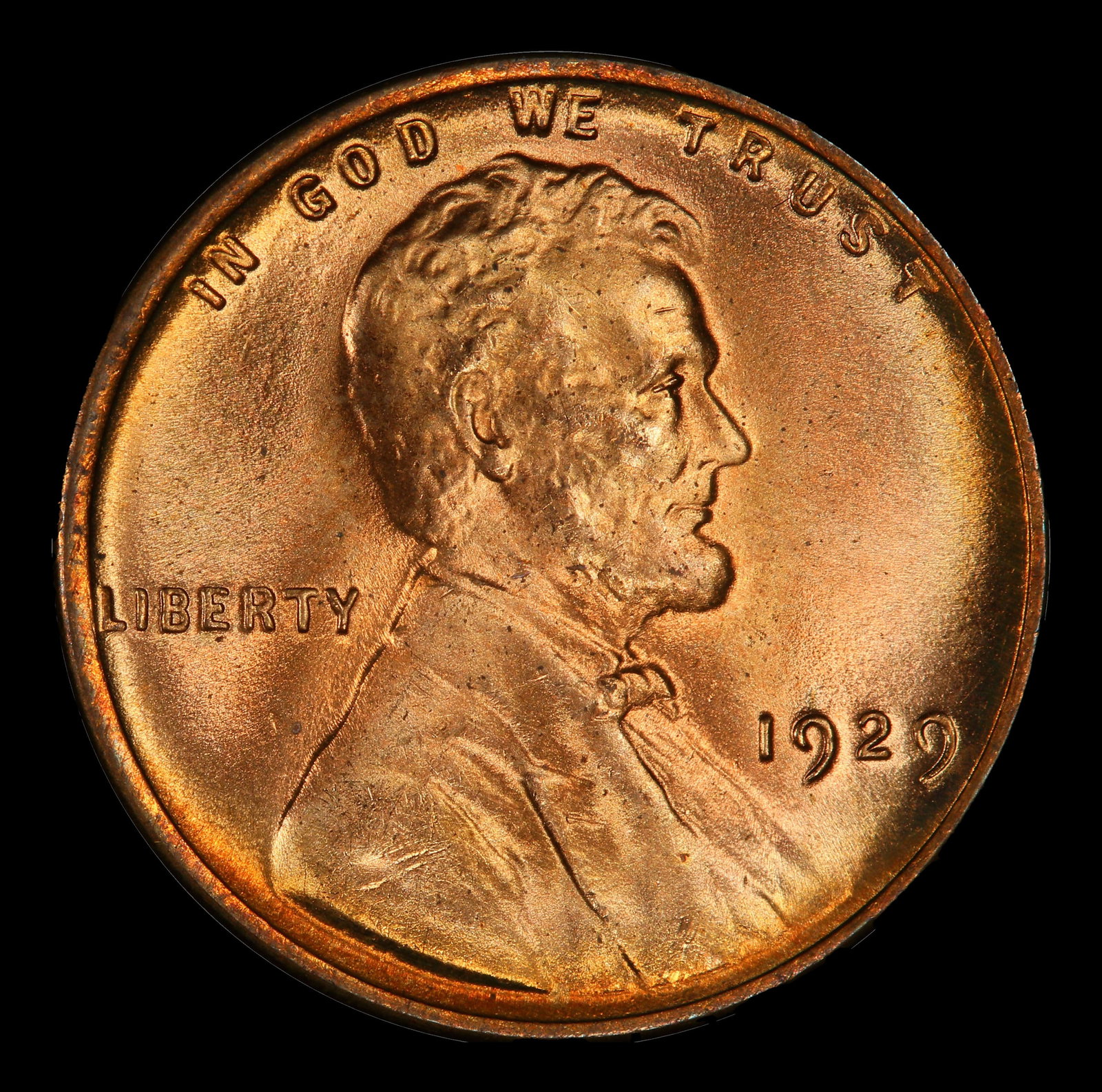 1929-p Lincoln Cent Near Top Pop! 1c ms67 rd SEGS - 2