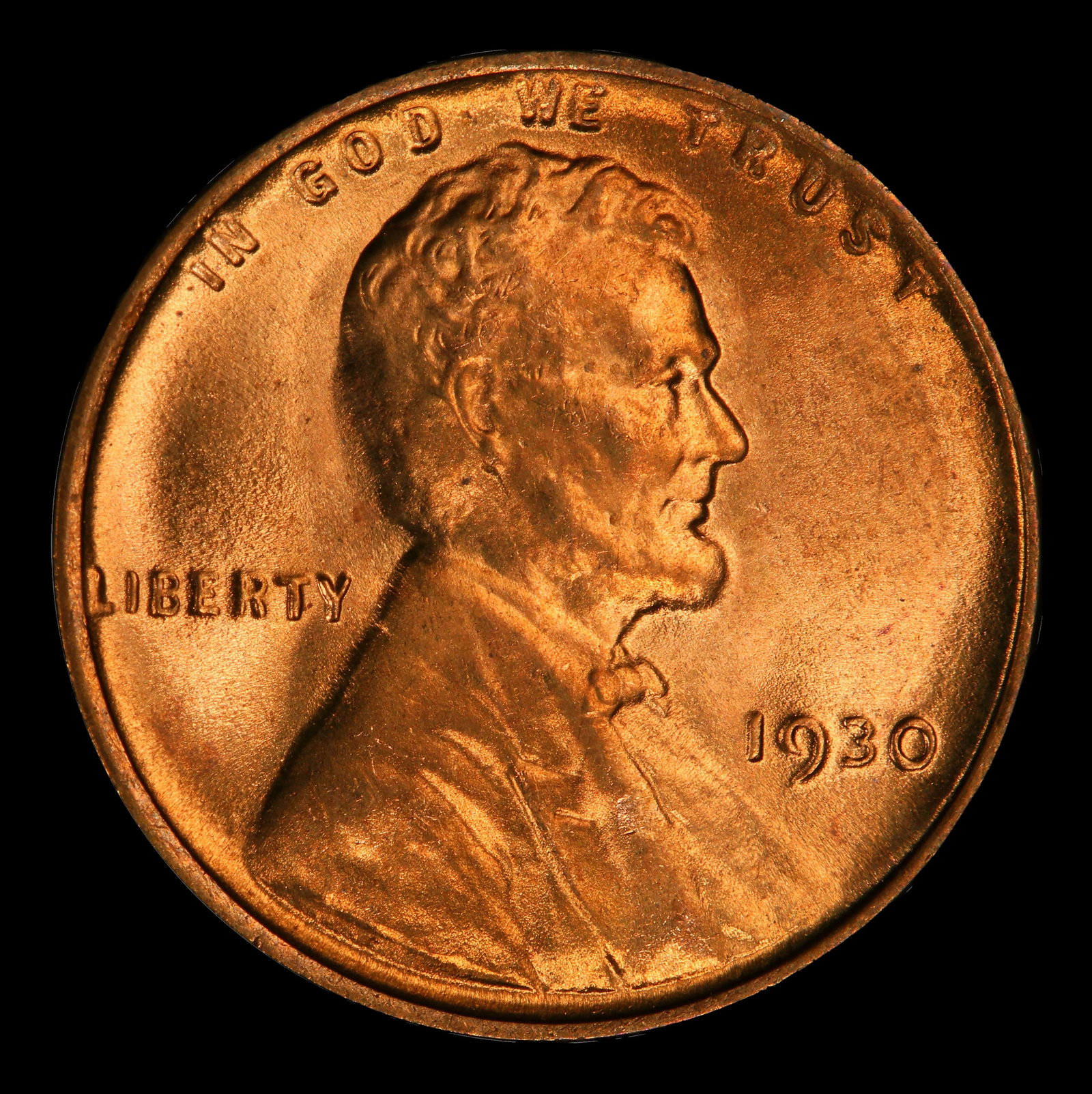 1930-d Lincoln Cent 1c Grades ms66 rd - 2