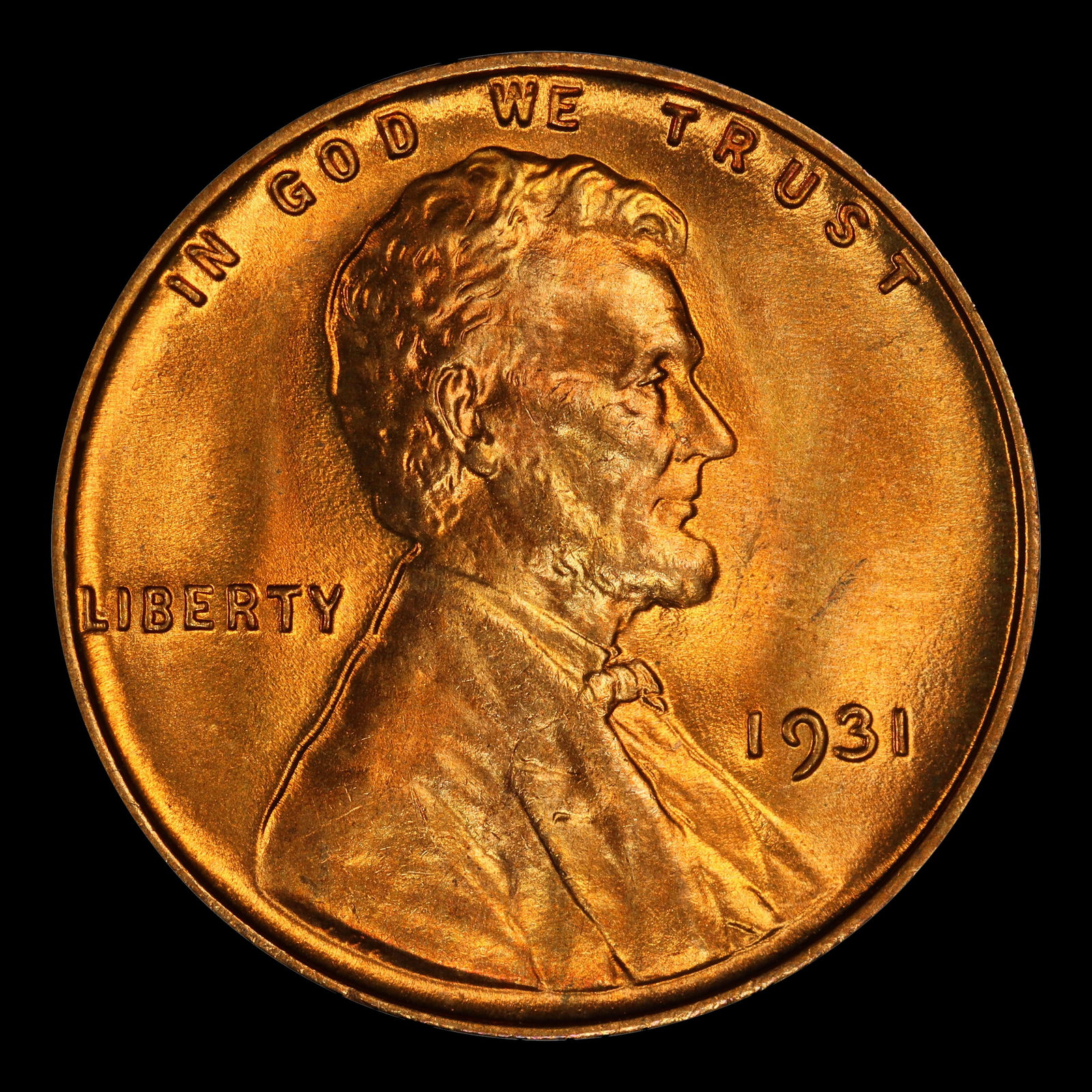 1931-p Lincoln Cent TOP POP! 1c ms67+ rd SEGS - 2