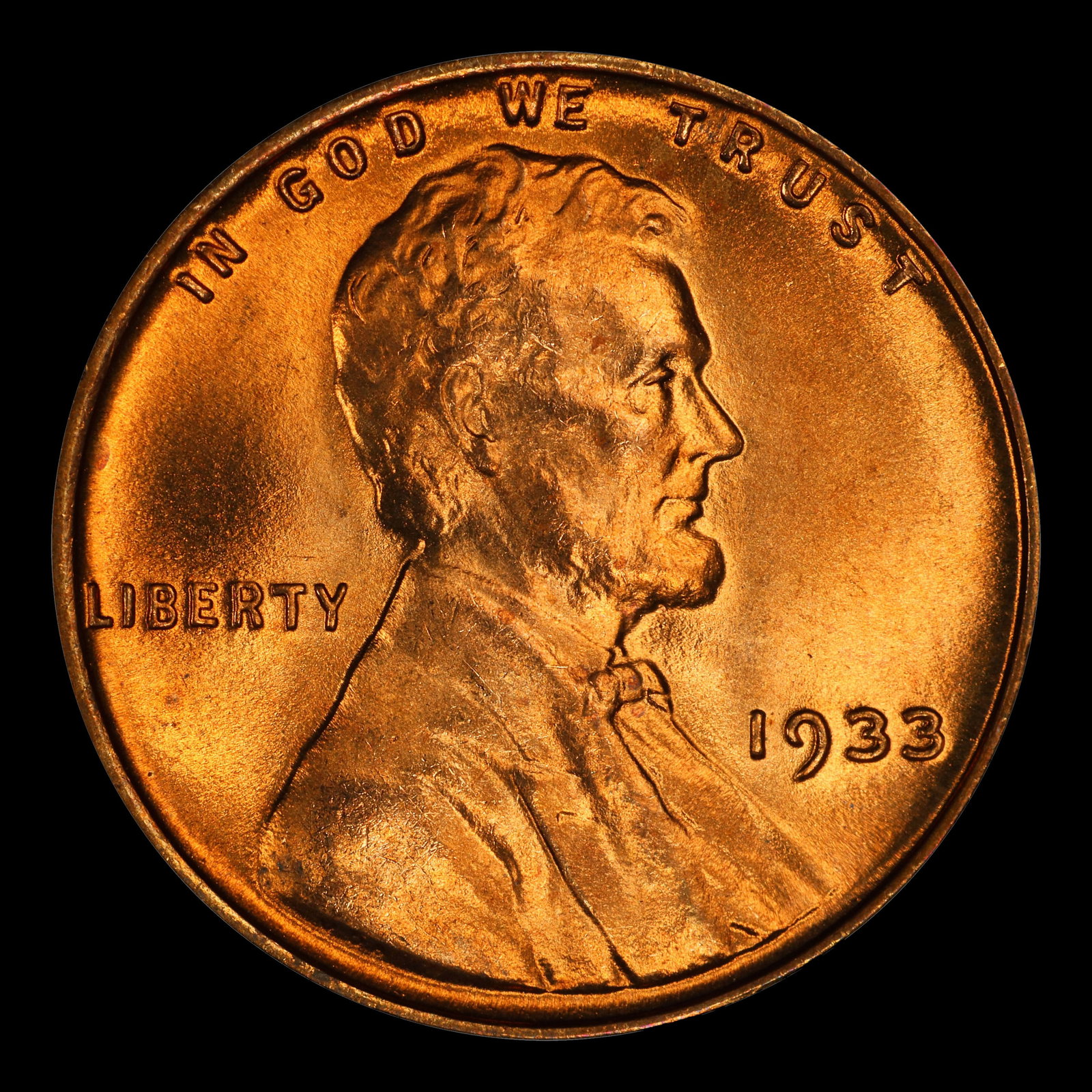 1933-p Lincoln Cent Near Top Pop 1c ms67 rd SEGS - 2