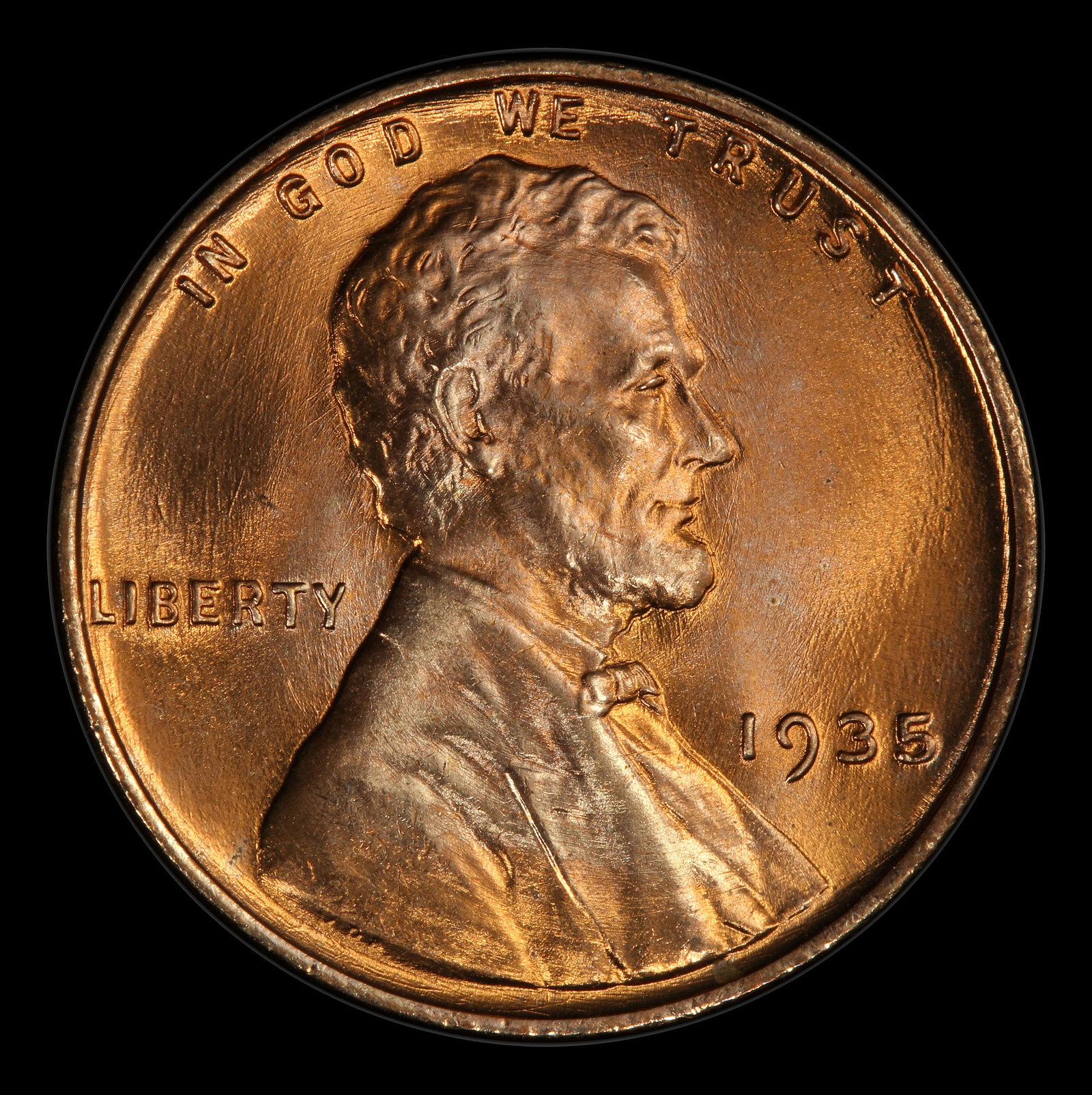 1935-p Lincoln Cent Near Top Pop 1c ms68 rd SEGS - 2