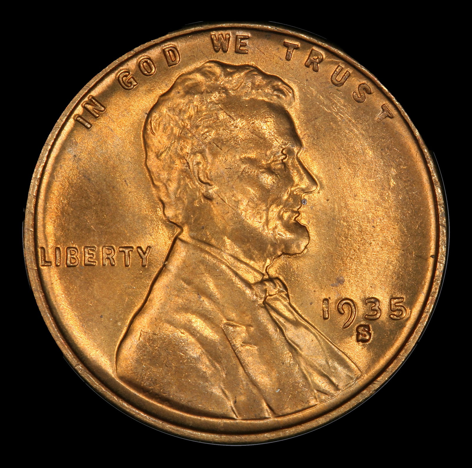 1935-s Lincoln Cent 1c Grades ms66 rd - 2
