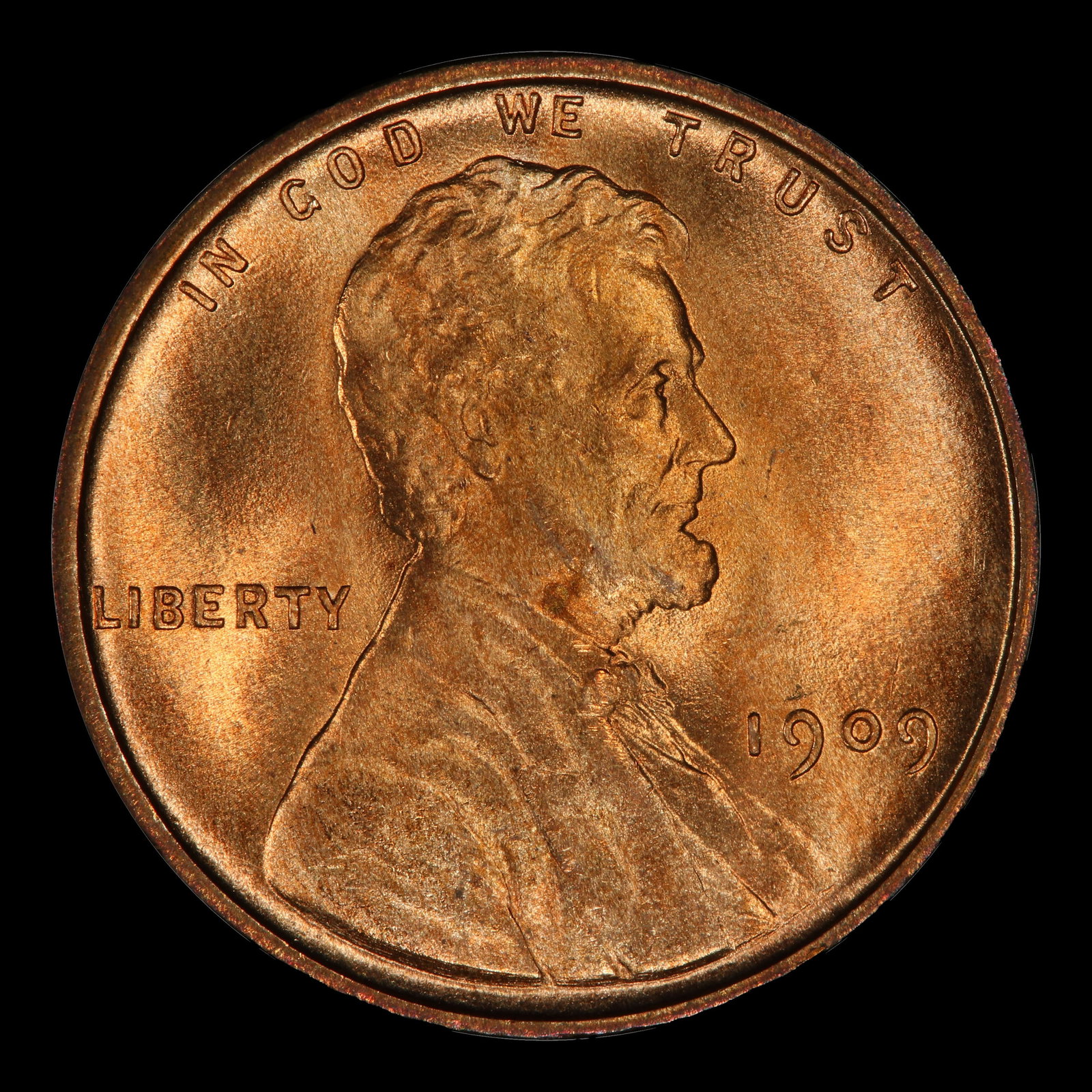 1909 VDB Lincoln Cent 1c Grades ms66 rd - 2