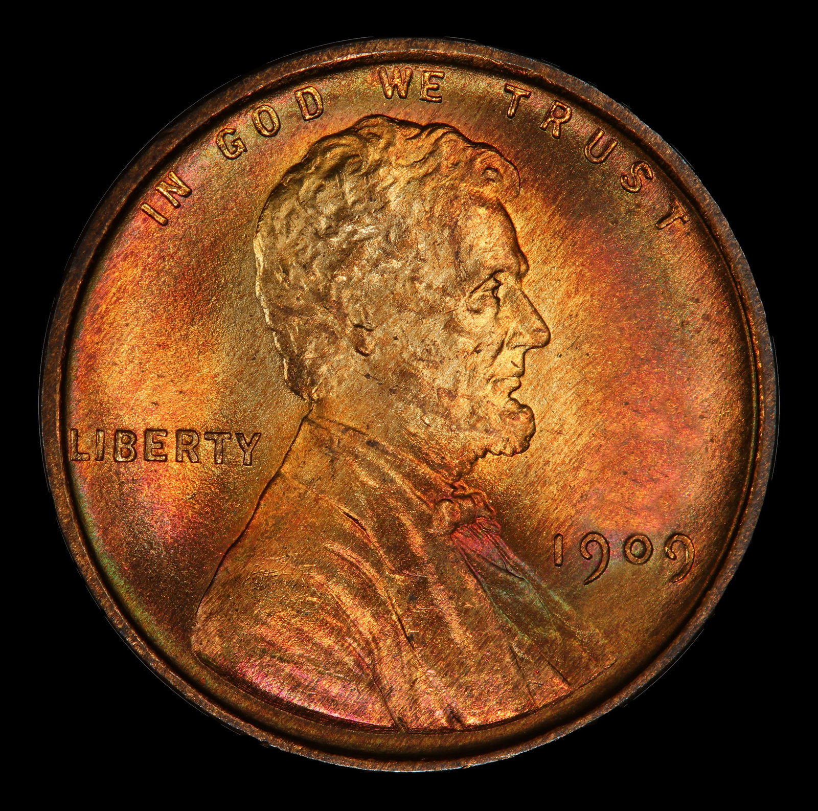 1909 VDB Lincoln Cent 1c Grades ms66 rd - 2