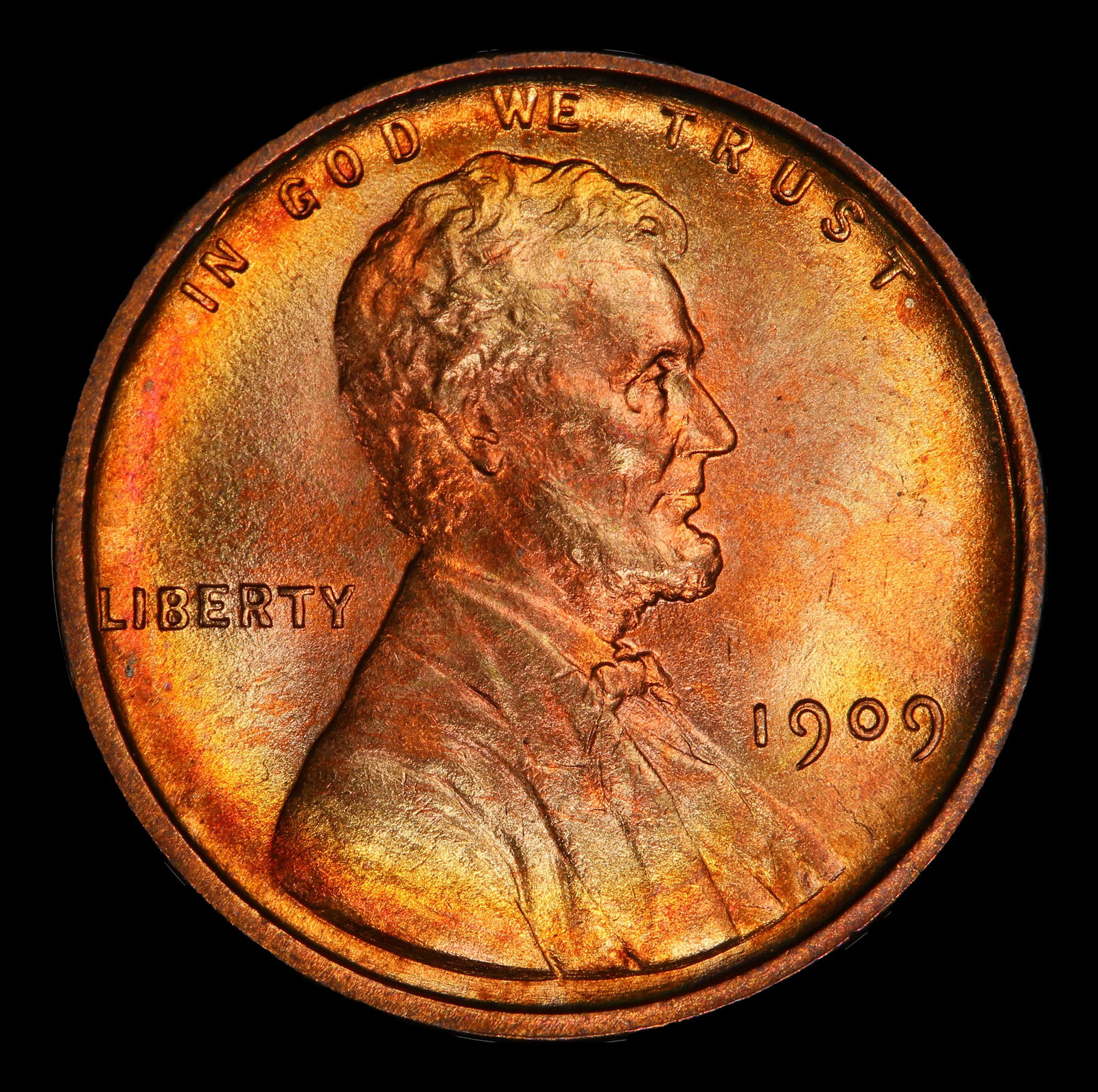 1909 VDB Lincoln Cent Near Top Pop! 1c ms67+ rd SEGS - 2