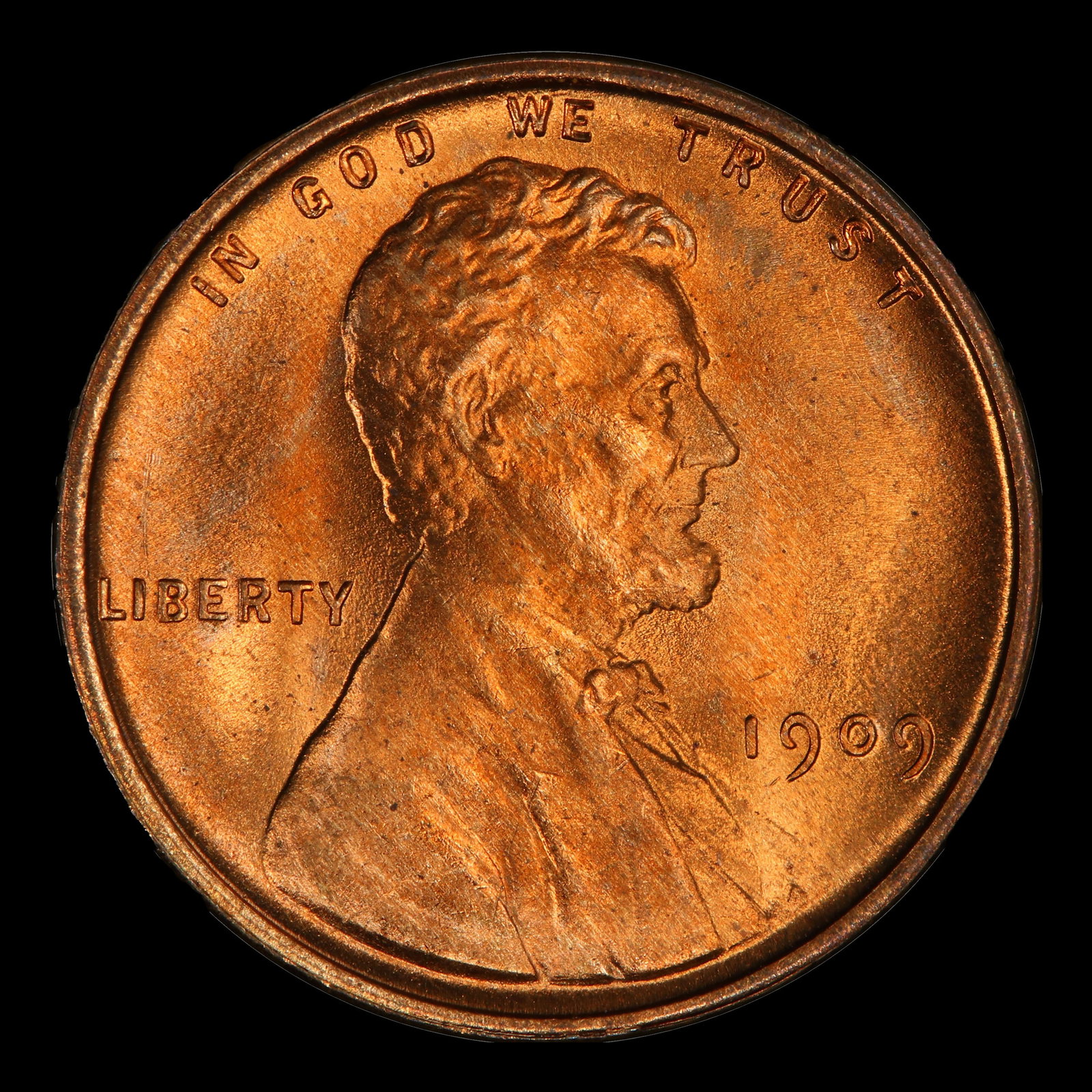 1909 VDB Lincoln Cent Near Top Pop! 1c ms67+ rd SEGS - 2