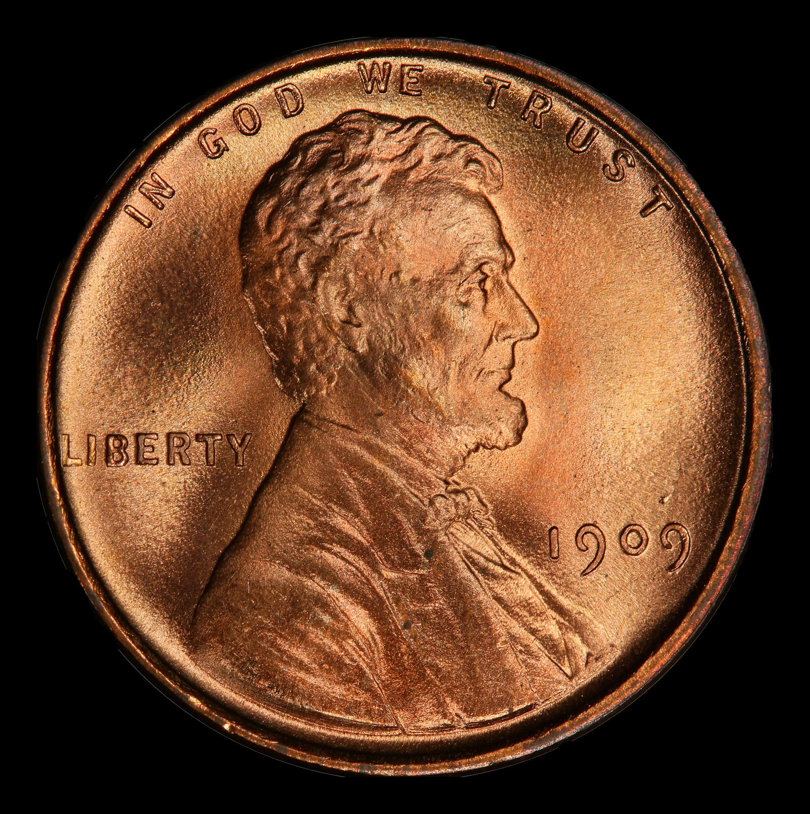1909-p Lincoln Cent Near Top Pop! 1c ms67 rd SEGS - 2