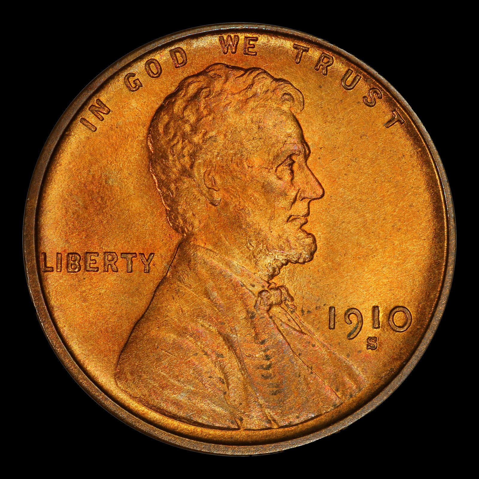 1910-s Lincoln Cent 1c Grades ms65 rd - 2
