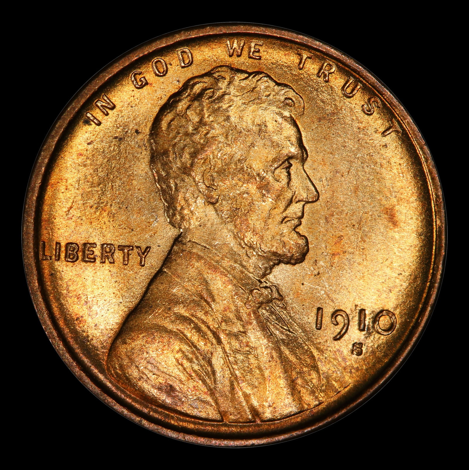 1910-s Lincoln Cent 1c Grades ms65 rd - 2