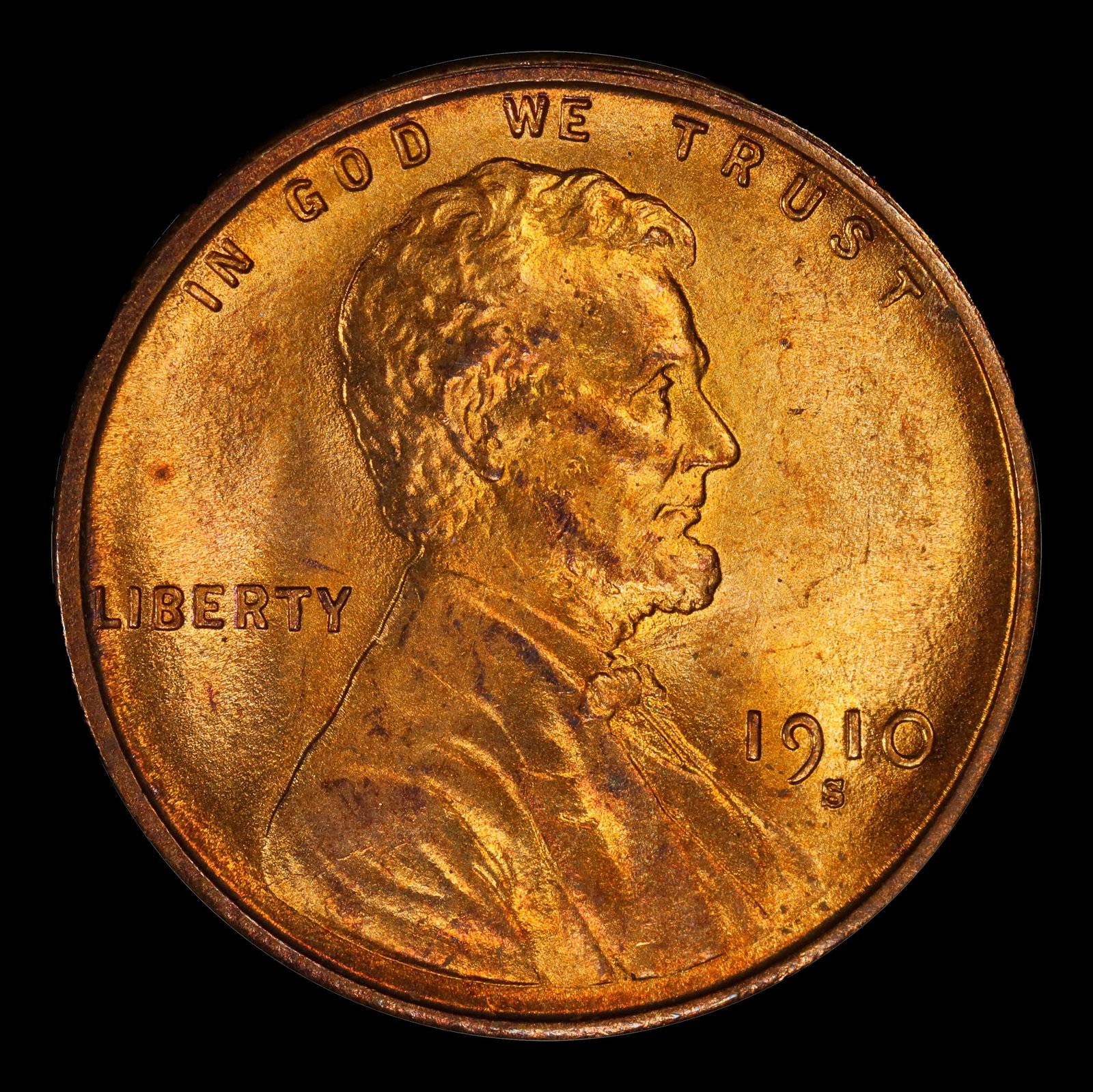 1910-s Lincoln Cent 1c Grades ms65 rd - 2